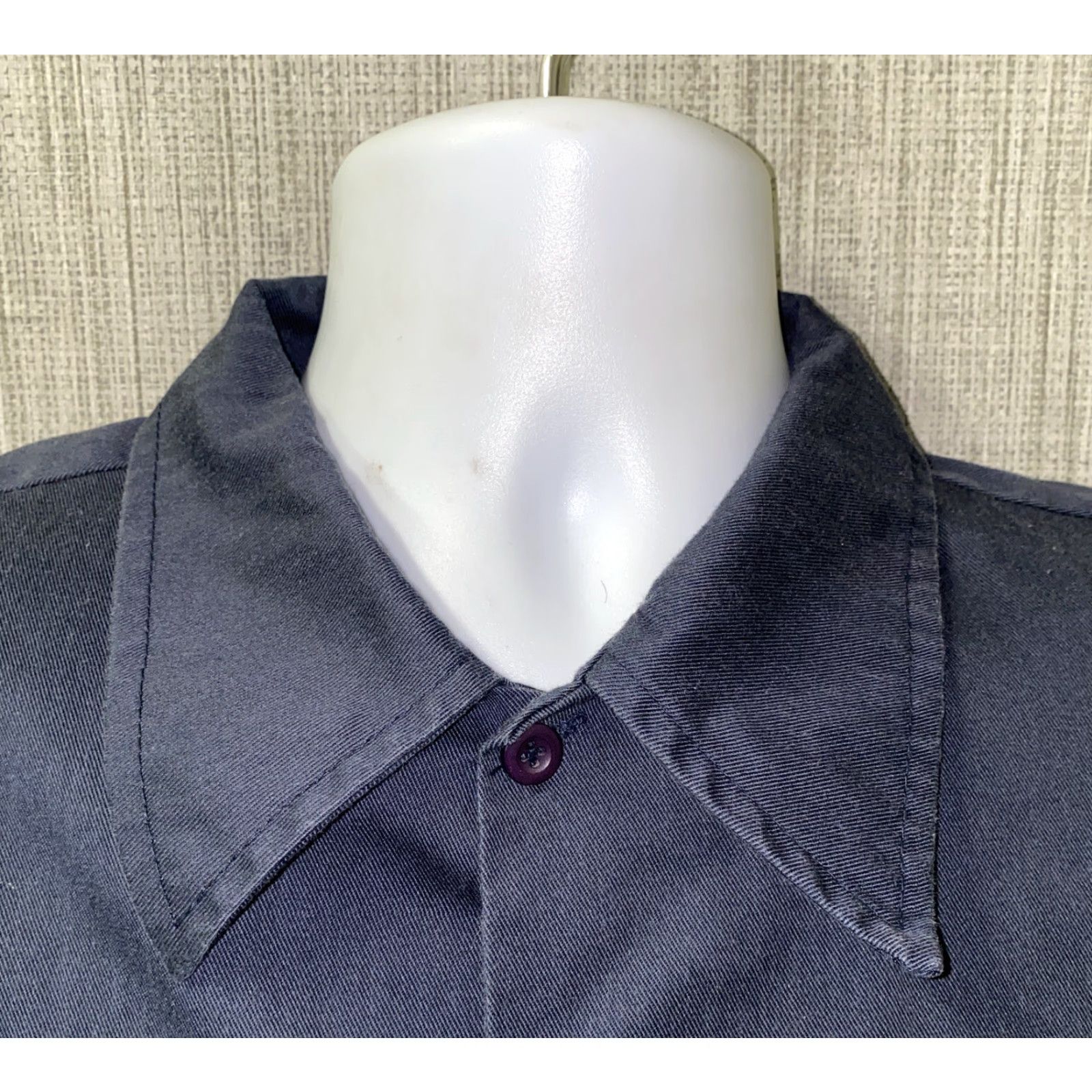 Vintage Orange County Choppers Shirt Dark Blue Short Sleeve Button Up XL Mens Regular Button-Up Size US XL / EU 56 / 4 - 3 Thumbnail