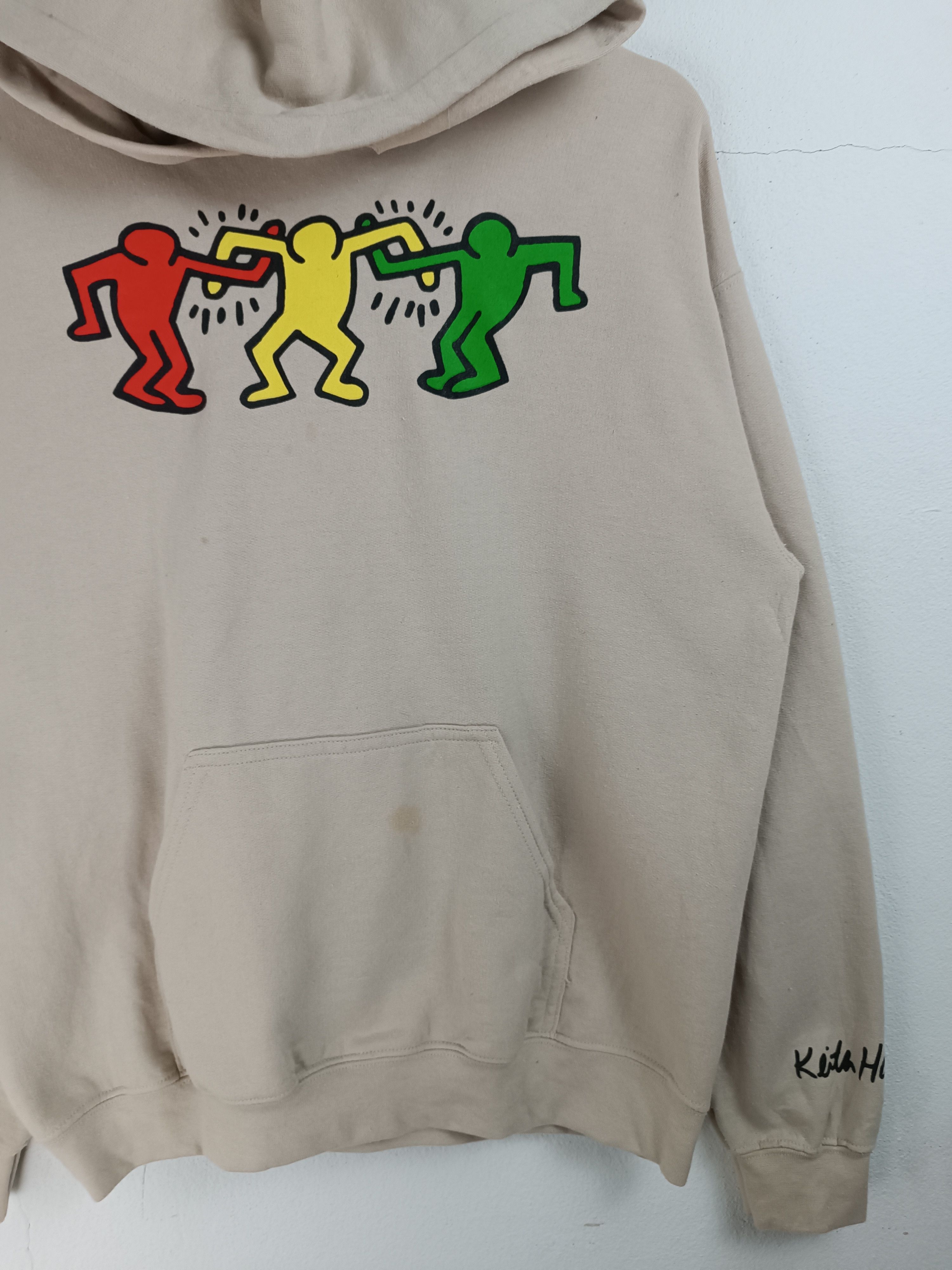 Keith Haring VINTAGE KEITH HARING HOODIE ART GRAFFITI warhol basquiat Size US M / EU 48-50 / 2 - 6 Thumbnail