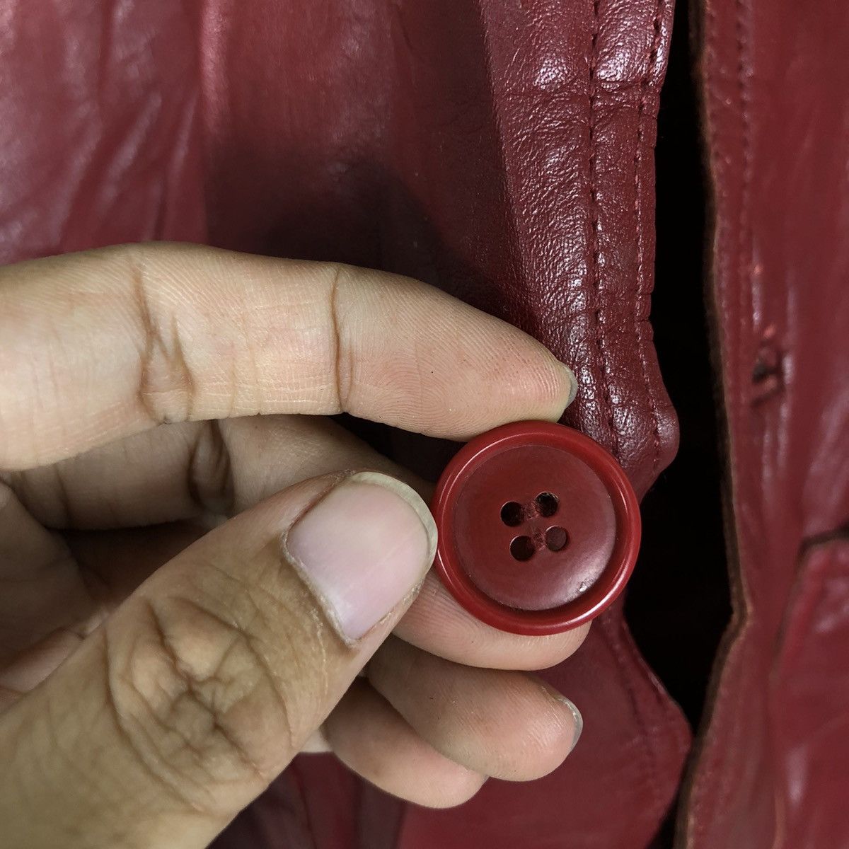 Harley Davidson Vintage Biker Jacket Genuine Leather Button Harley Davidson Size US S / EU 44-46 / 1 - 17 Thumbnail