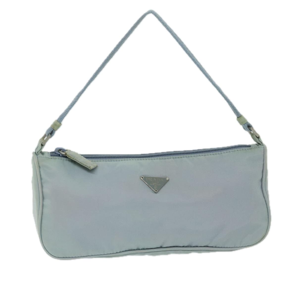 Prada Tessuto Blue Synthetic Clutch Bag (Pre-Owned) Size ONE SIZE - 1 Thumbnail