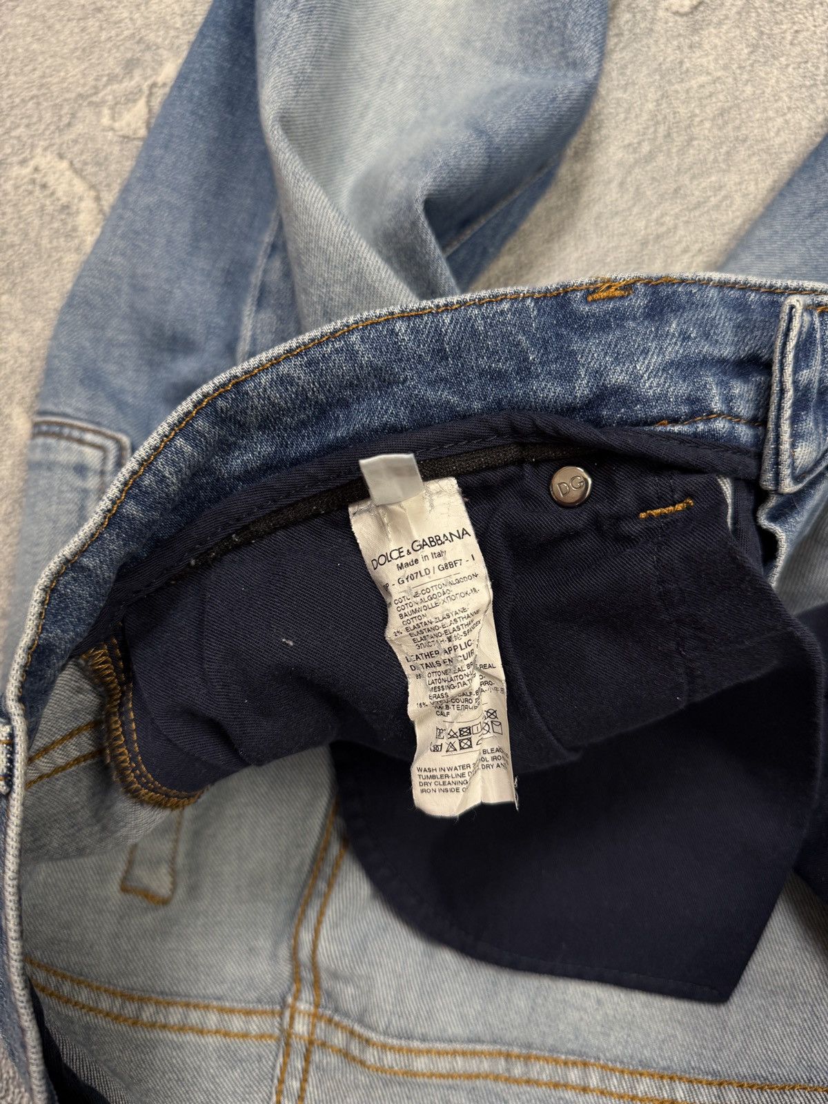 Dolce & Gabbana Dolce & Gabanna Vintage D&G Y2K Denim Jeans Size 34" / US 12 / IT 48 - 16 Thumbnail
