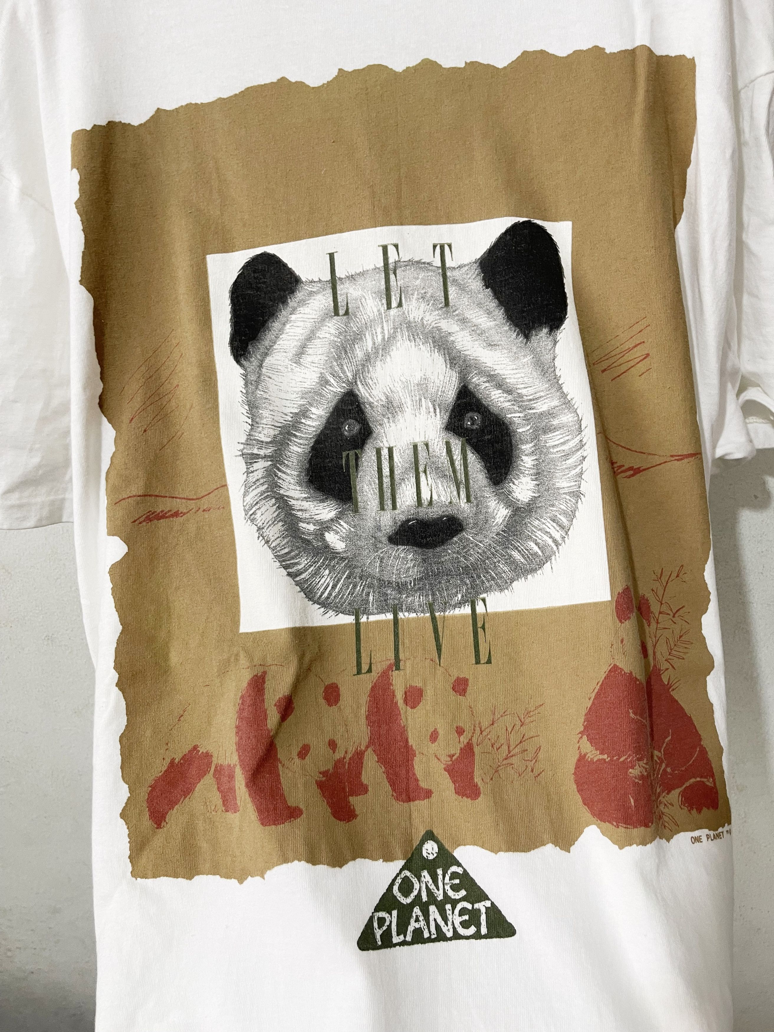 Vintage Vintage 90s Panda Shirt Size US L / EU 52-54 / 3 - 2 Thumbnail
