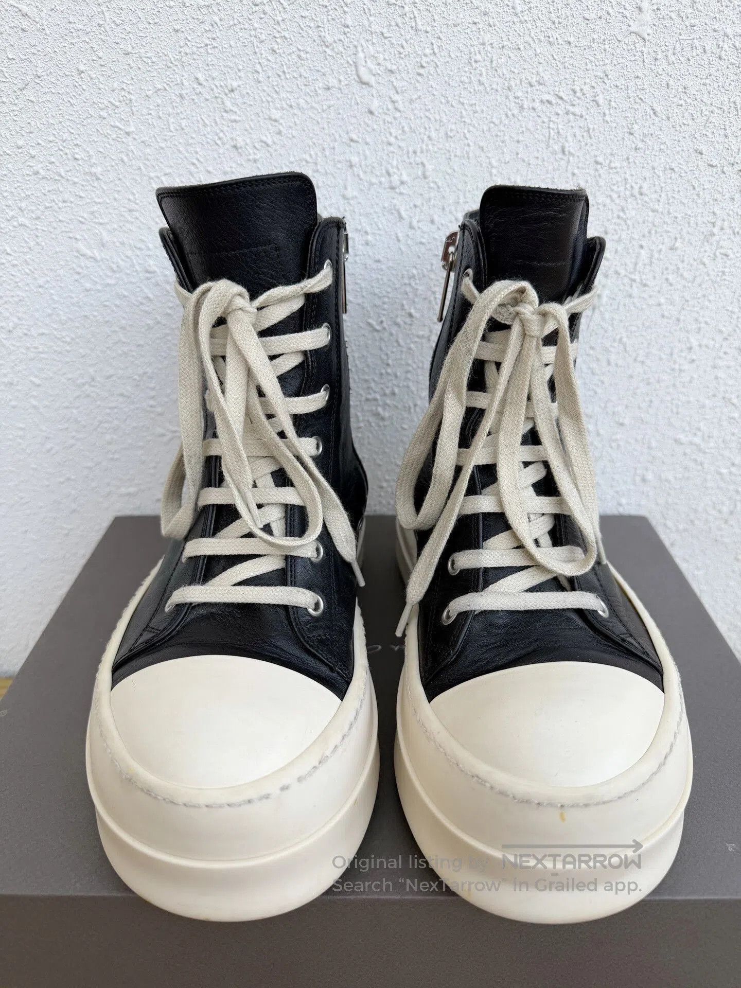 Rick Owens Rick Owens 25SS Thick Sole Leather Sneakers. Size US 6 / IT 36 - 5 Thumbnail