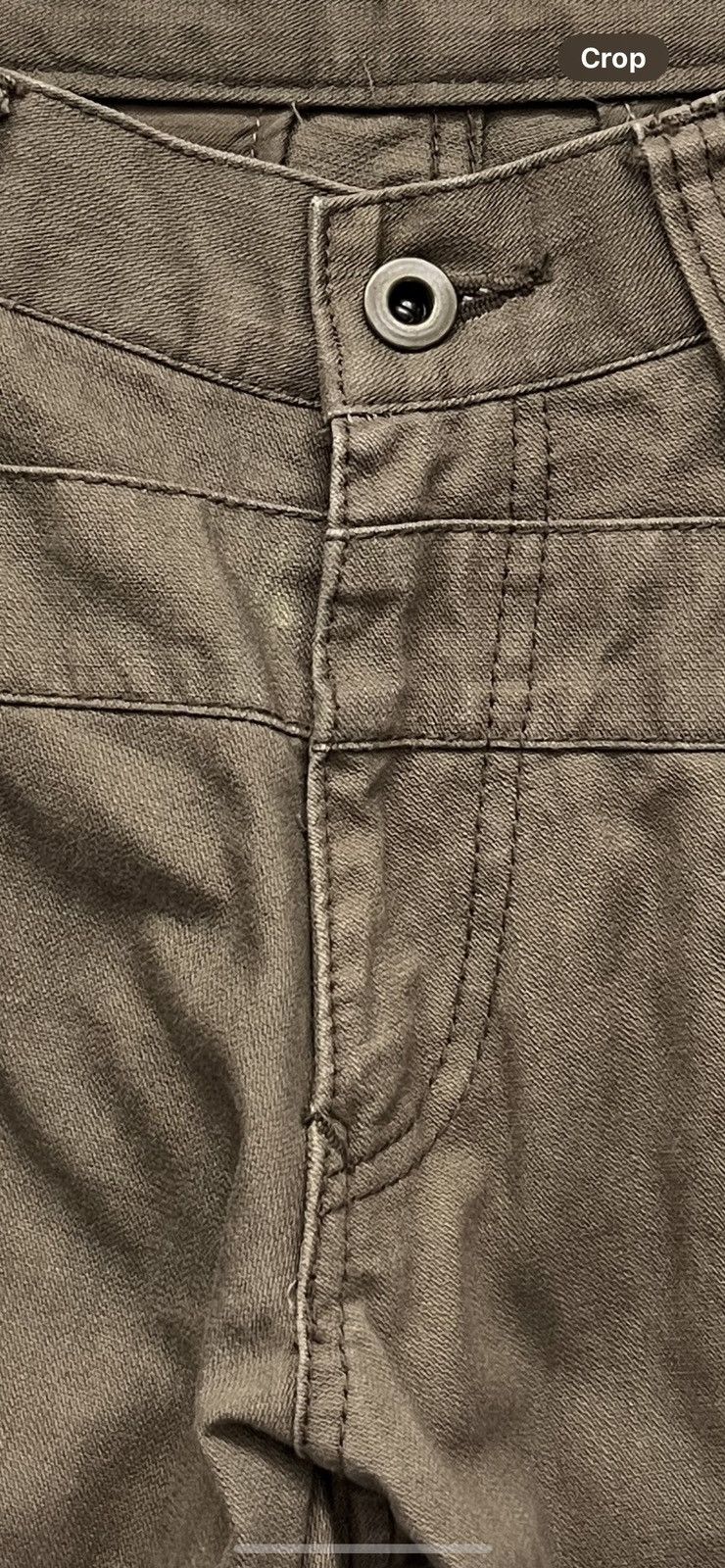 Issey Miyake RARE🔥DE PLUS TETE HOMME Double Waist Sun Faded Brown Flare Size US 28 / EU 44 - 12 Thumbnail