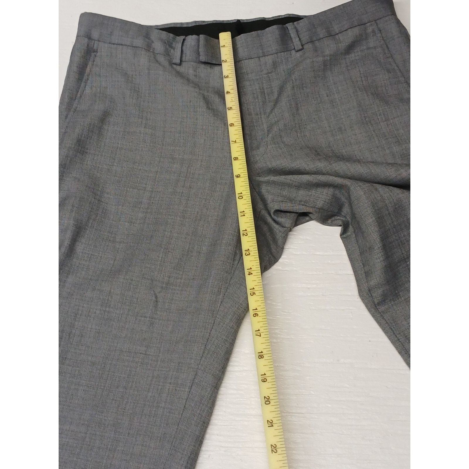 Kenneth Cole Kenneth Cole (36x30) Gray Comfort Casual Fit Dress Pants Size US 36 / EU 52 - 4 Thumbnail