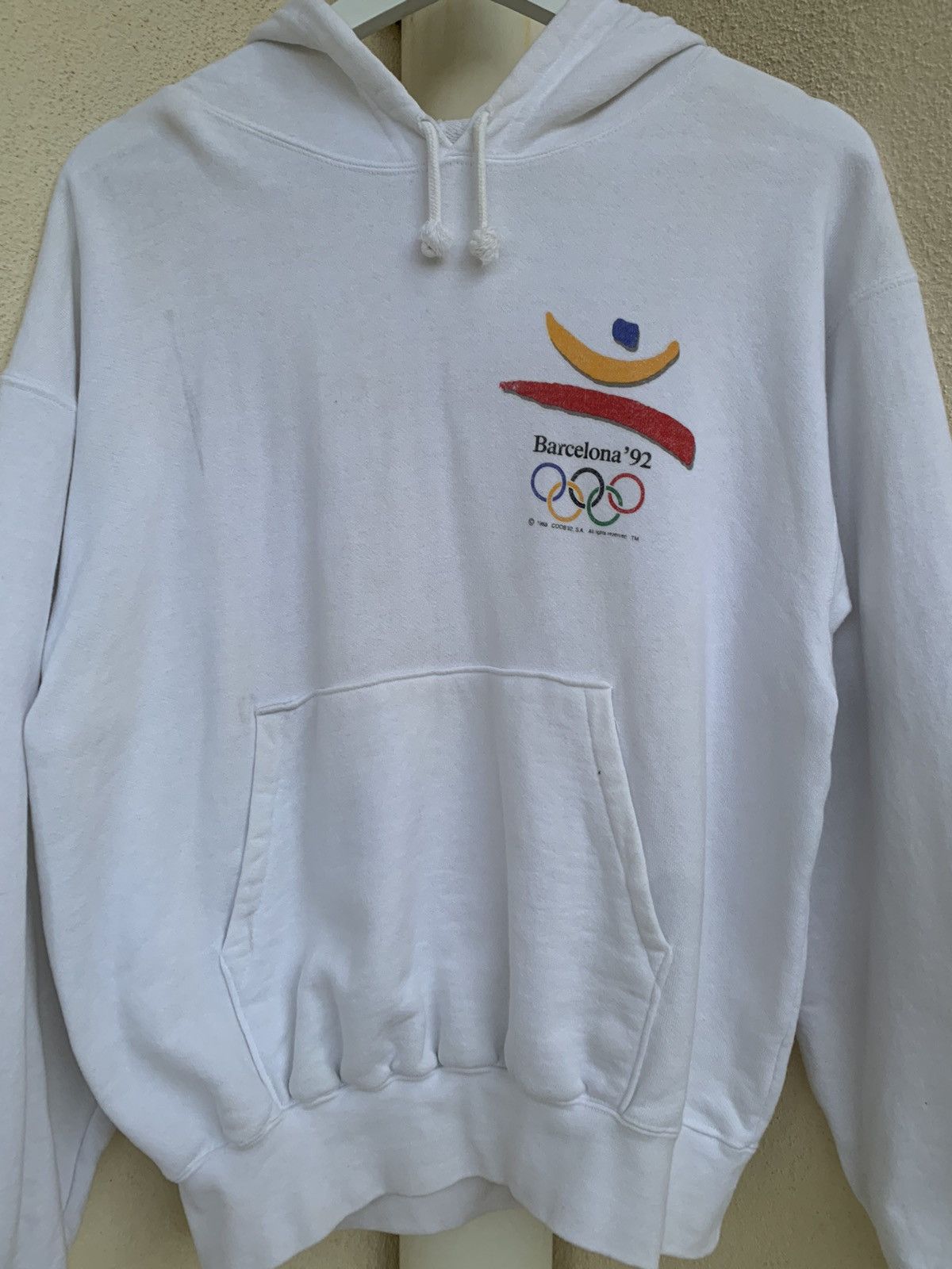 Japanese Brand Vintage Mizuno Olympic Barcalona 92 Hoodie Rare Size US L / EU 52-54 / 3 - 7 Thumbnail