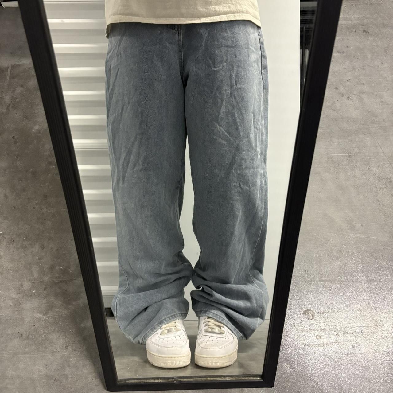 Japanese Brand × Vintage Crazy Vintage Y2K/2000s Super Baggy Skater Style Light Wash Denim Jeans! Size US 36 / EU 52 - 1 Thumbnail
