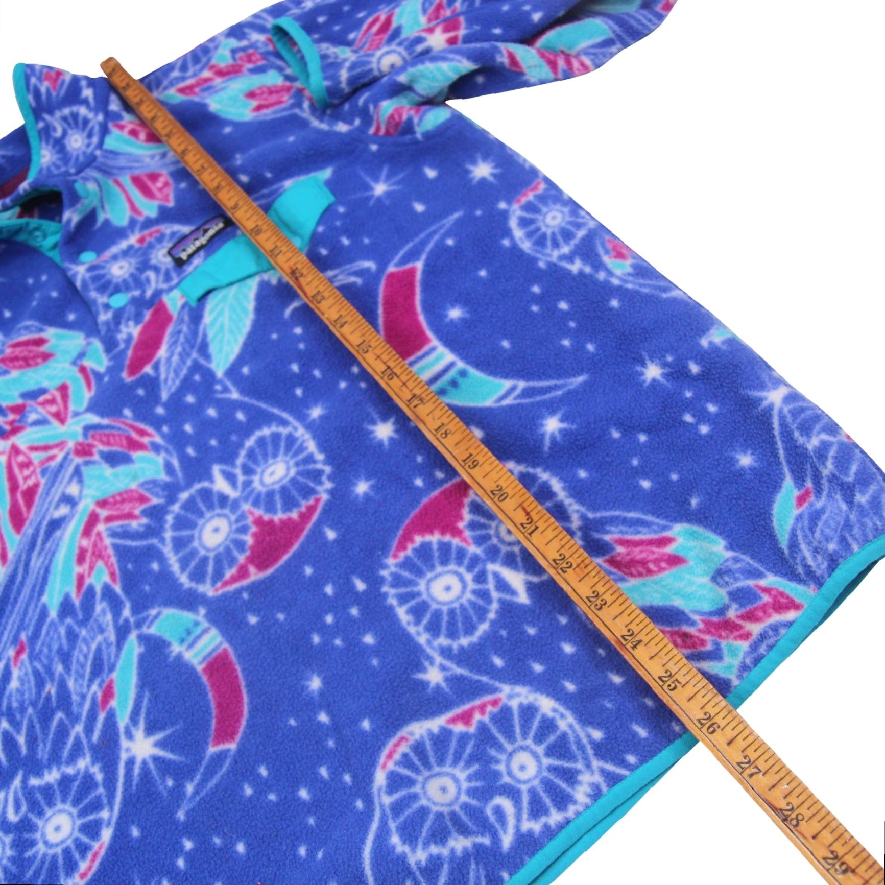 Patagonia Patagonia Synchilla Harvest Moon Womens M Allover Owl Print Snap T Sweater Size M / US 6-8 / IT 42-44 - 6 Thumbnail