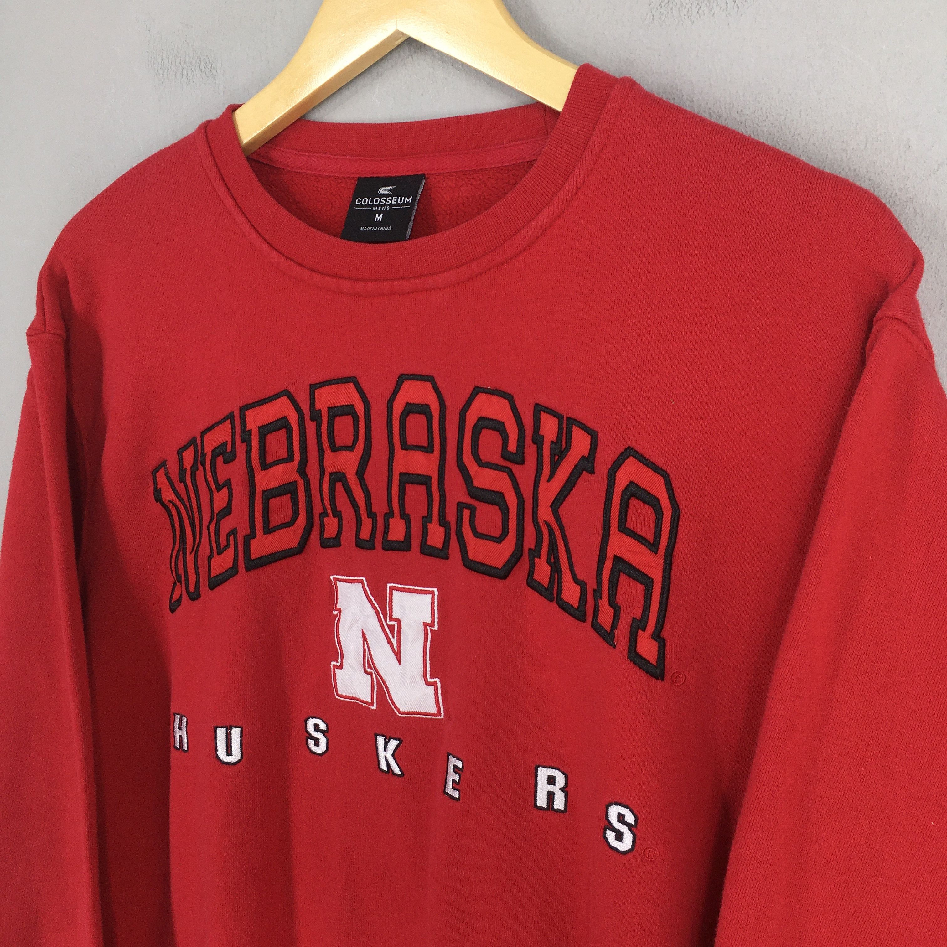 NCAA × Vintage Vintage Nebraska Huskers Football Sweatshirt Medium Size US M / EU 48-50 / 2 - 3 Thumbnail