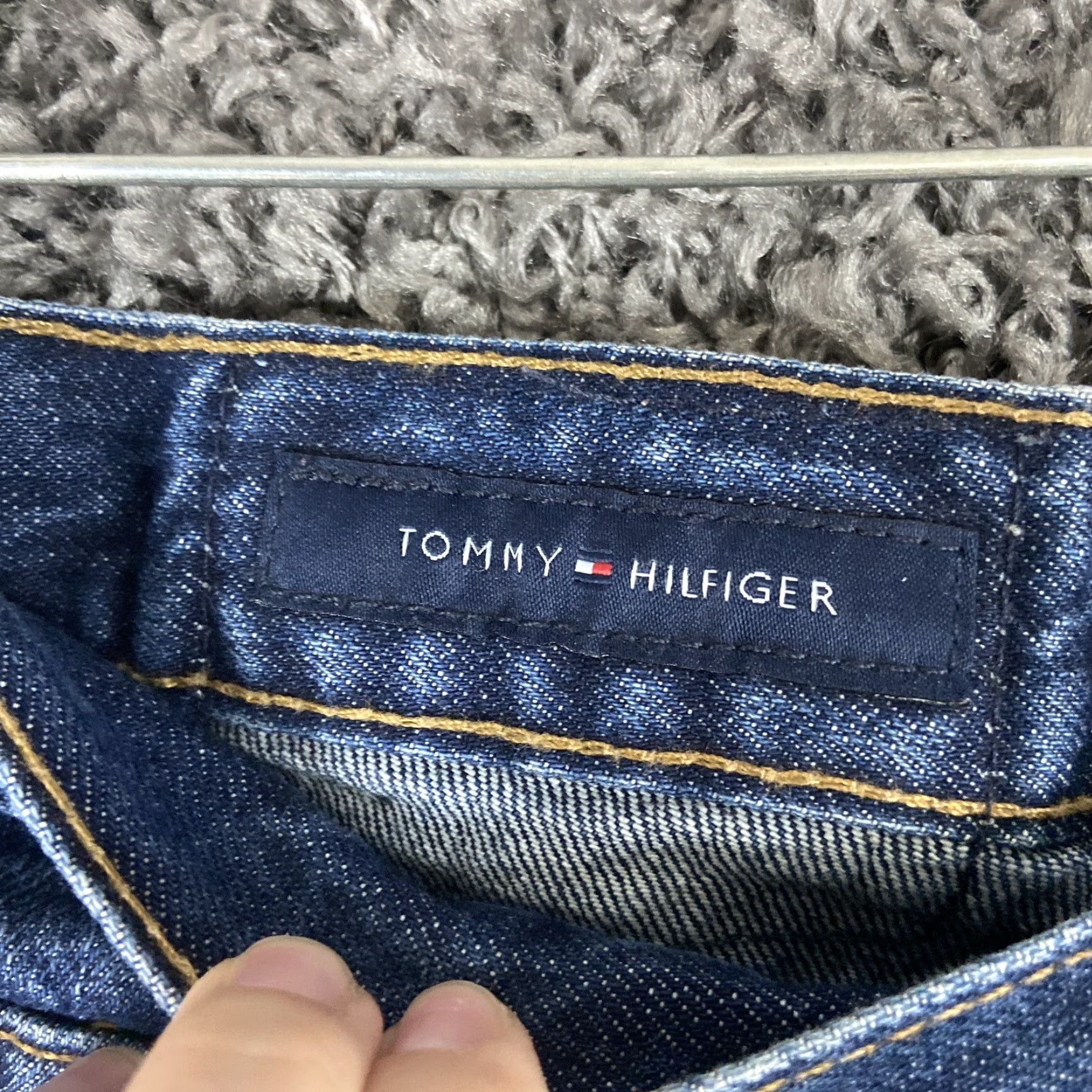 Tommy Hilfiger TOMMY HILFIGER Men's Straight Blue Jeans 34x29 Regular Size US 34 / EU 50 - 5 Thumbnail