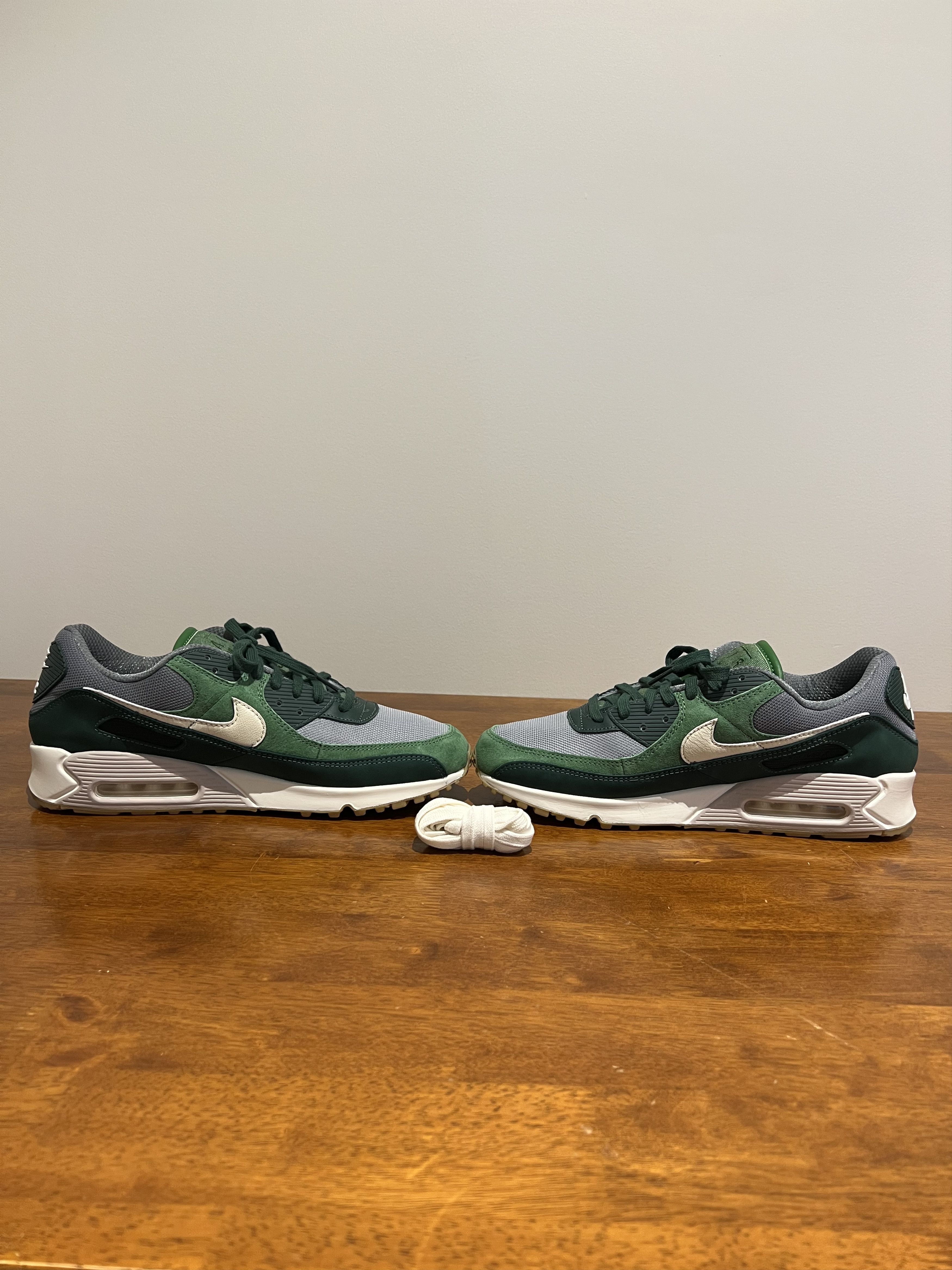 Nike 💚 2022 Nike Air Max 90 PRM Pro Green/Pale Ivory US 13 NEW Size US 13 / EU 46 - 7 Thumbnail