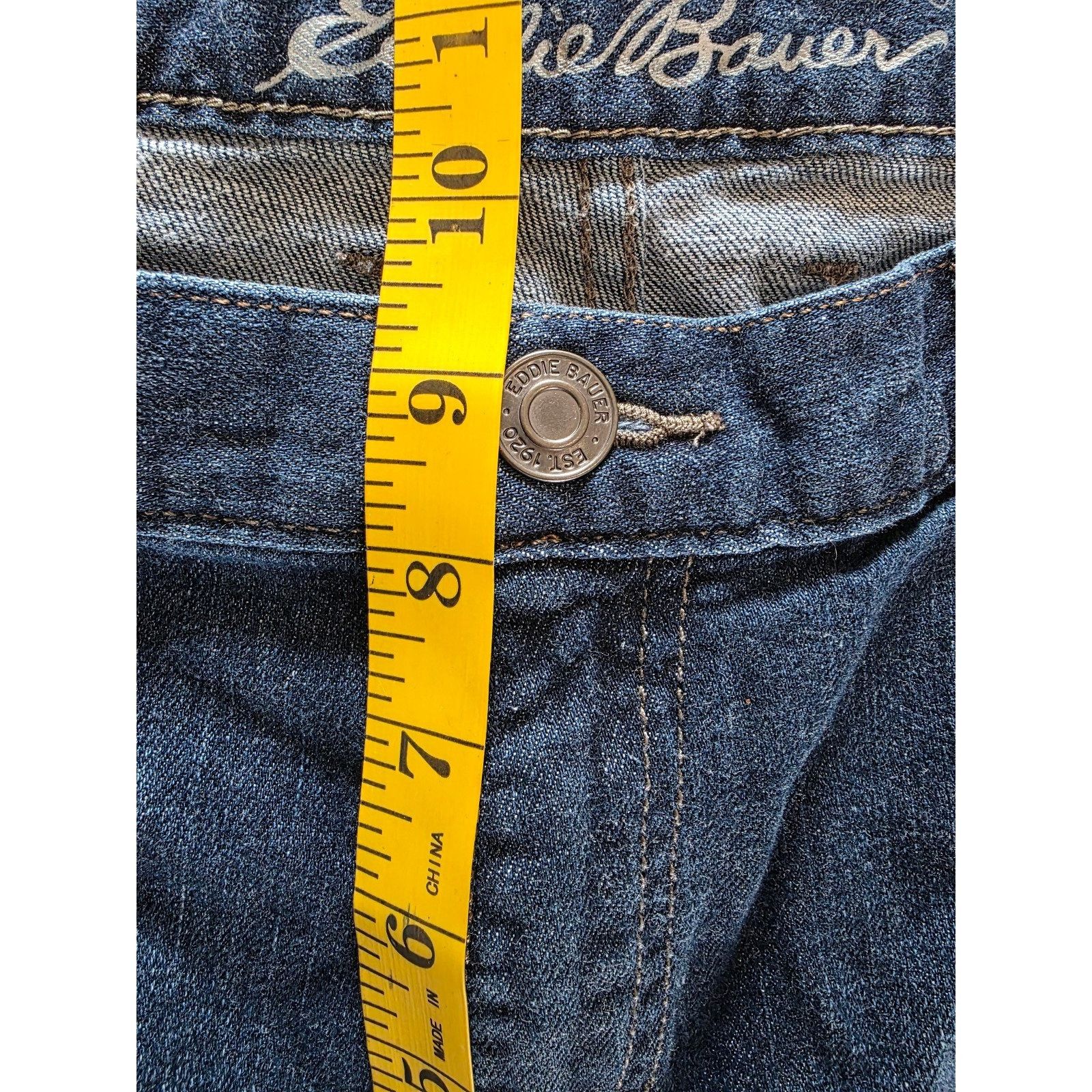 Eddie Bauer Eddie Bauer Slim Boyfriend Jeans Womens Size 16 Blue Mid Ris Size 36" / US 14 / IT 50 - 3 Thumbnail
