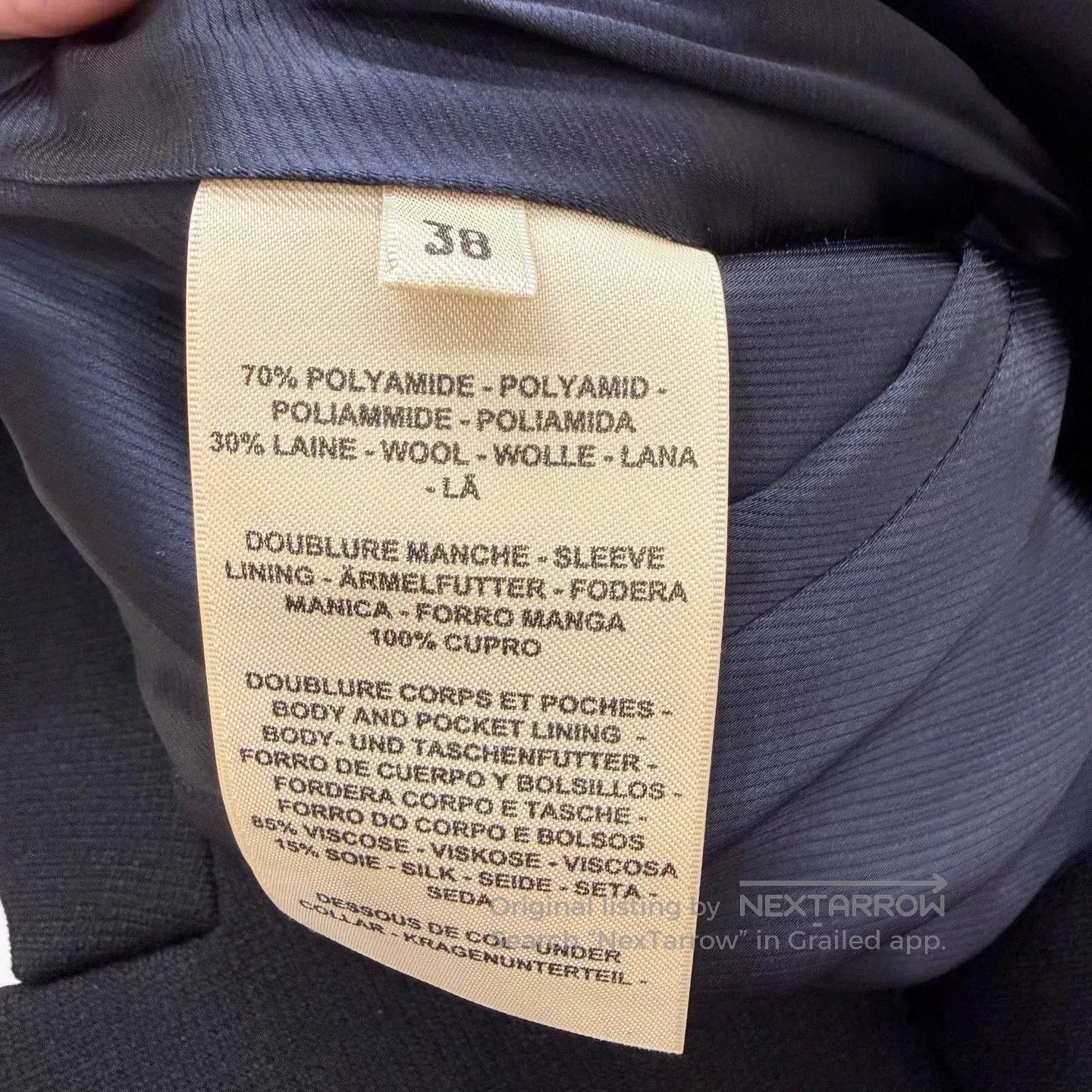 Hermes Hermes Black Wool V. Size US S / EU 44-46 / 1 - 5 Thumbnail
