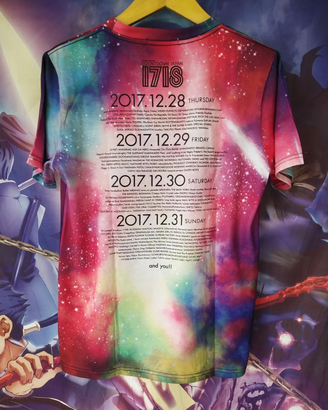 Band Tees × Japanese Brand Rock in Japan Countdown Japan 1718 AOP Festival Tees Size US M / EU 48-50 / 2 - 3 Thumbnail