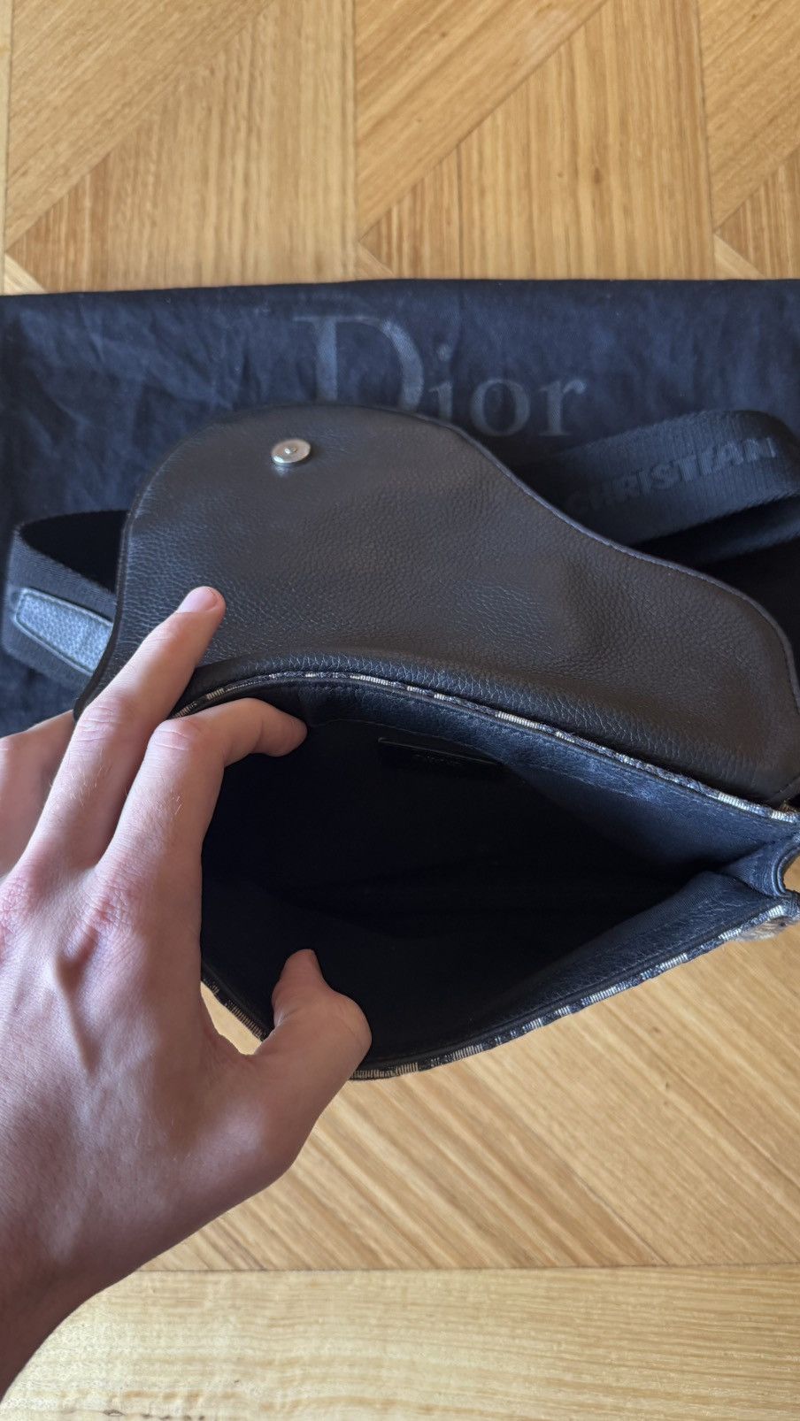 Dior Dior Saddle Messenger Pouch Oblique Canvas 2020 Bag Size ONE SIZE - 6 Thumbnail