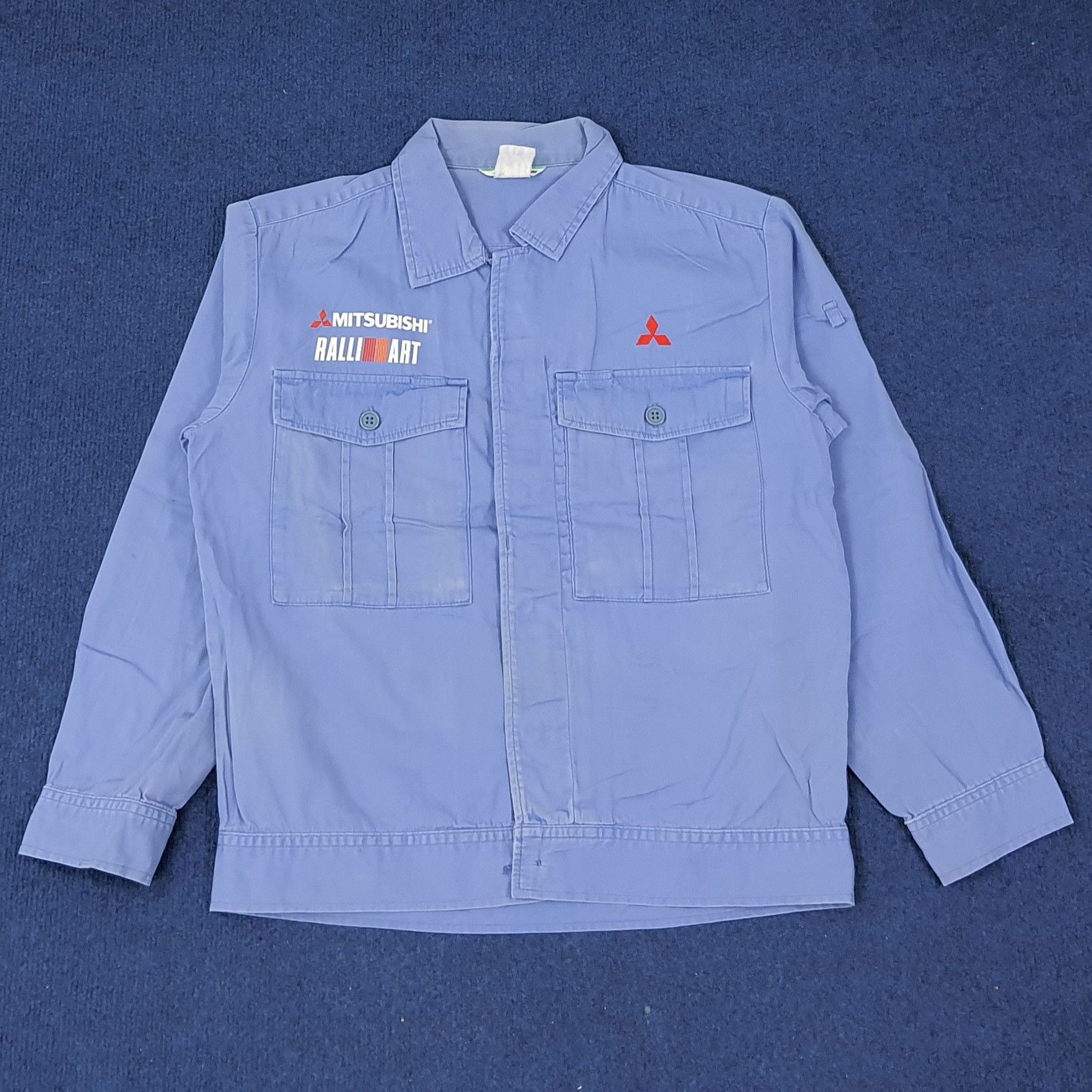 Japanese Brand × Vintage Vintage Mitsubishi RalliArt Japan Motorsports Jacket C222N18 Size US S / EU 44-46 / 1 - 3 Thumbnail