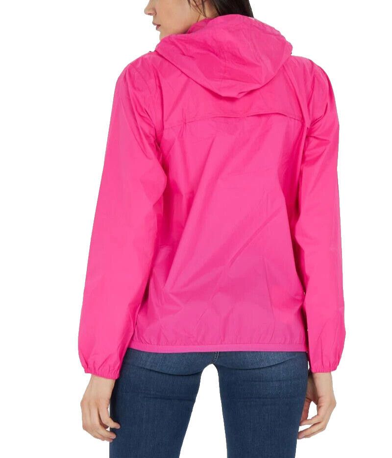 Designer K-Way Women's Large Pink Claude Rain Jacket Waterproof Coat Size L / US 10 / IT 46 - 5 Thumbnail