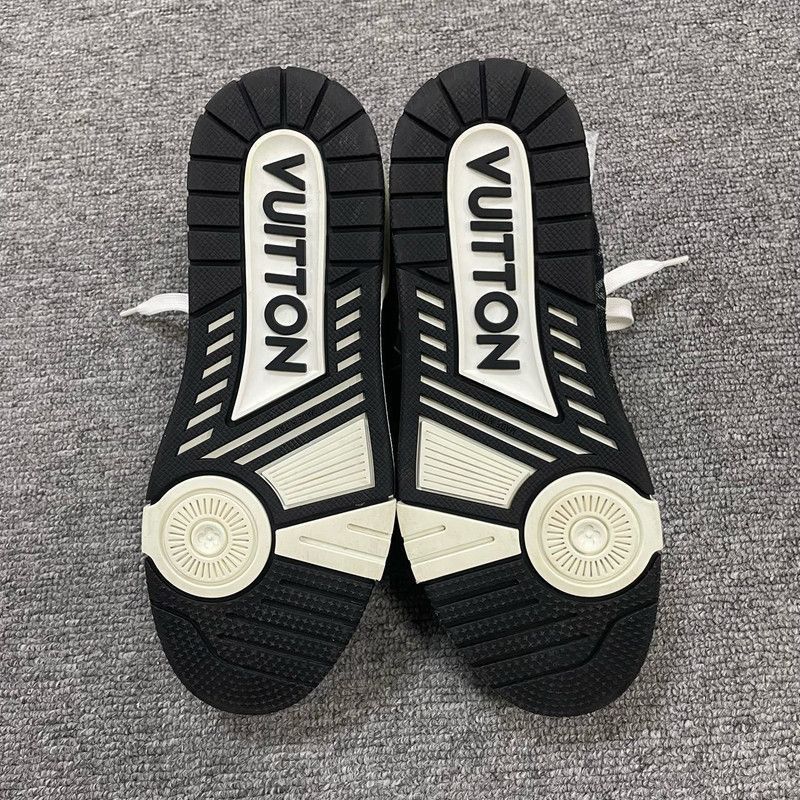 Louis Vuitton Louis Vuitton Panda Trainer Low-Top Sneakers -2508 Size US 7.5 / EU 40-41 - 4 Thumbnail