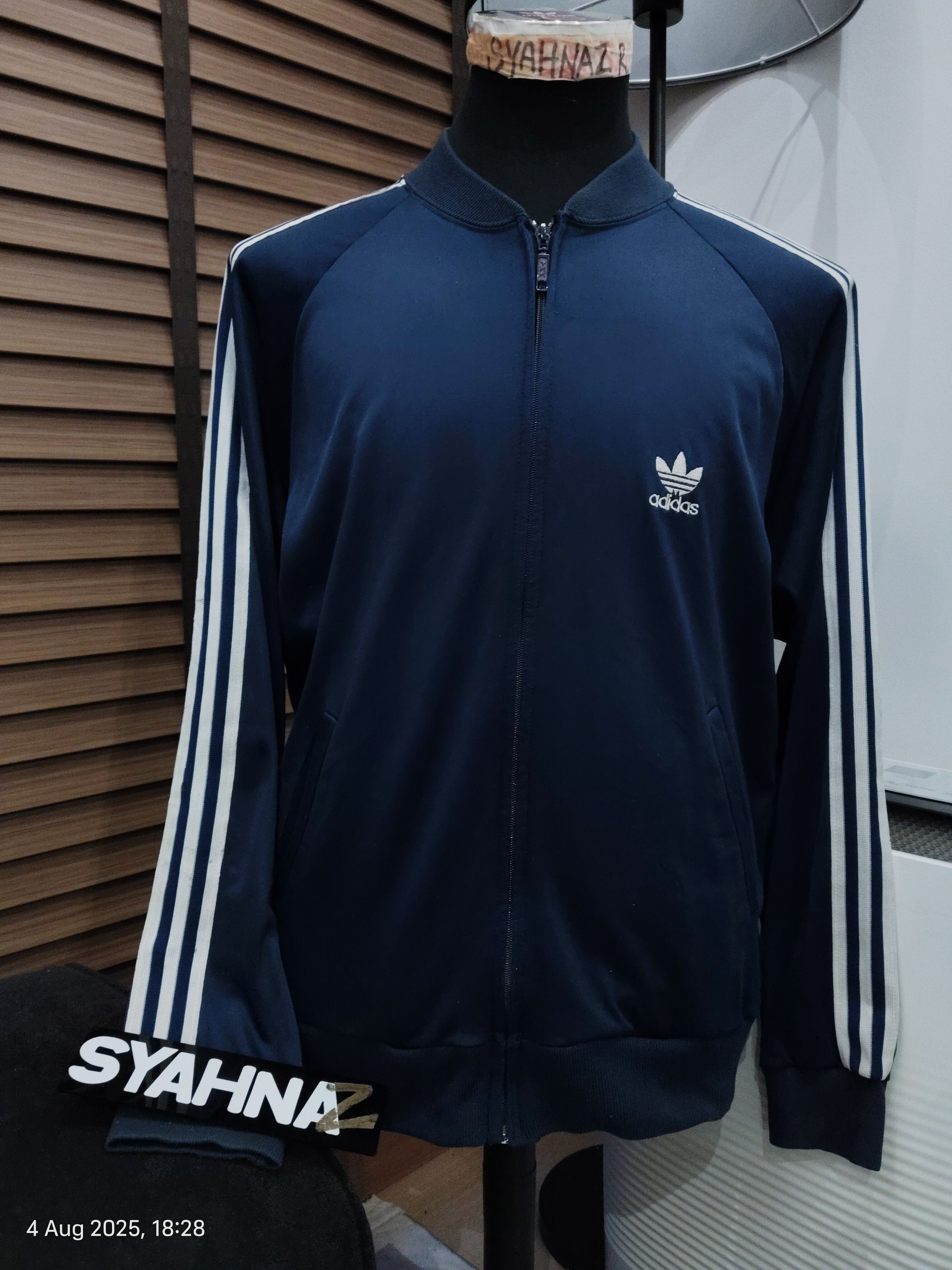 Adidas Vintage 80s adidas striped track jacket ATP Keyrolan Size US L / EU 52-54 / 3 - 1 Thumbnail