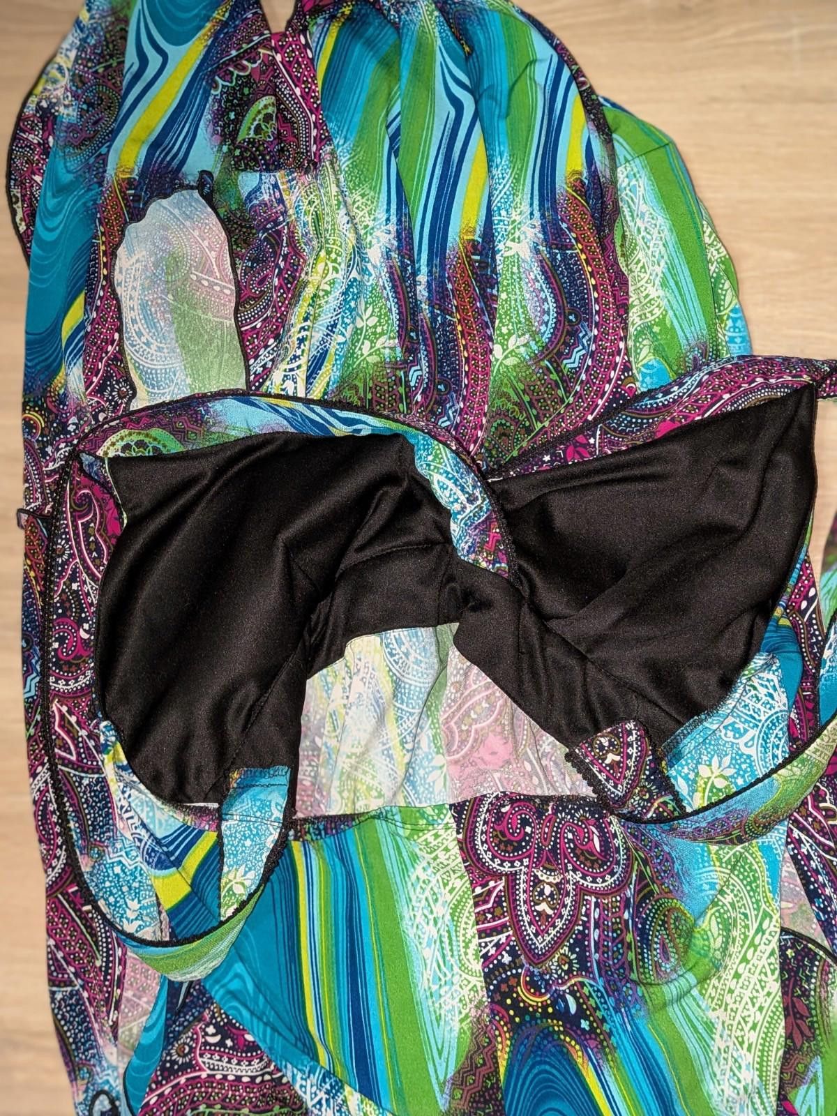 Designer Roz & Ali Paisley Fairycore Festival Maxi Dress Sz Petite 14 Size XL / US 12-14 / IT 48-50 - 5 Thumbnail