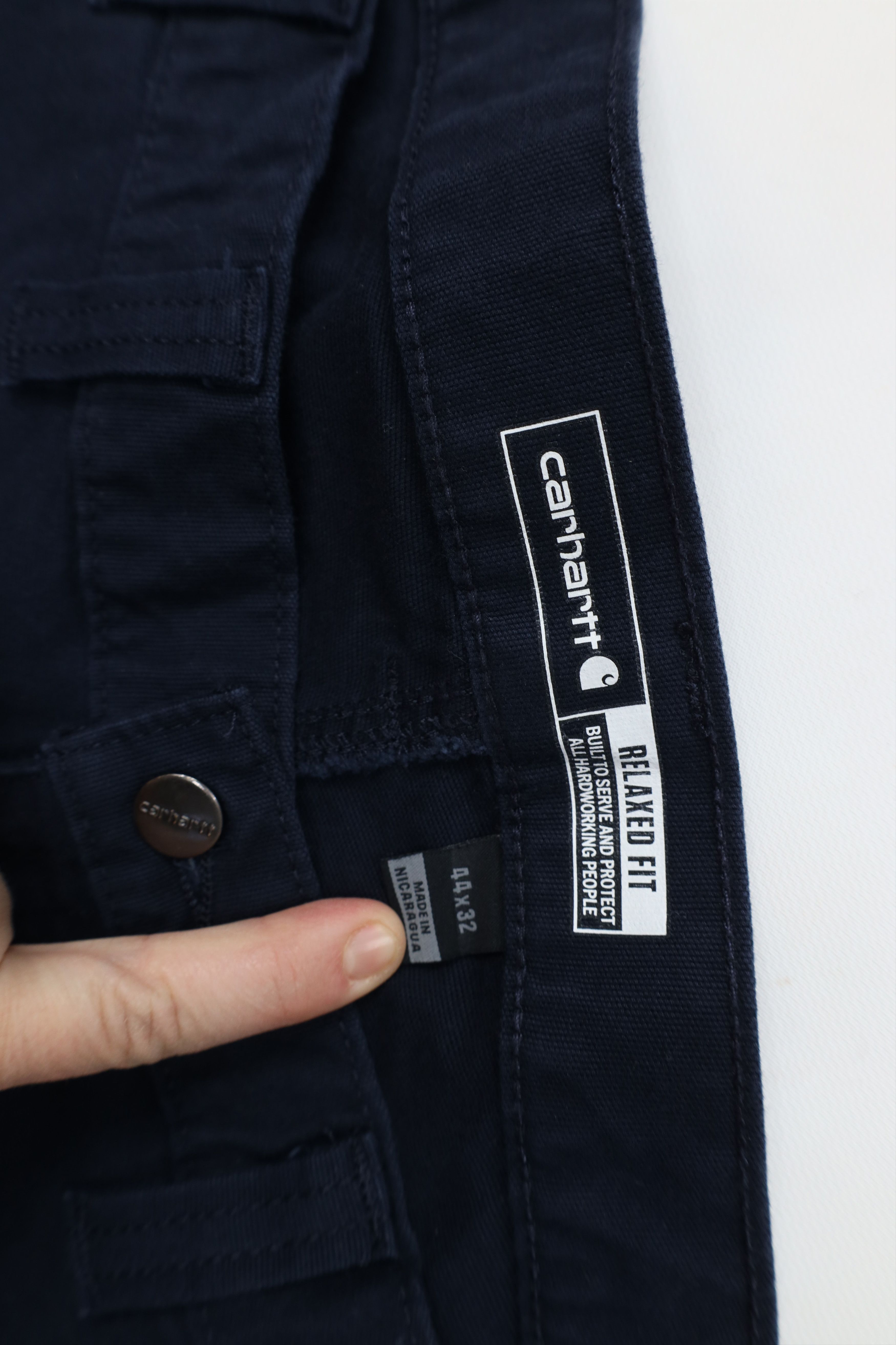 Carhartt Deadstock Vintage Y2K Carhartt Fit Wide Leg Dungaree Pants Size US 44 / EU 60 - 6 Thumbnail