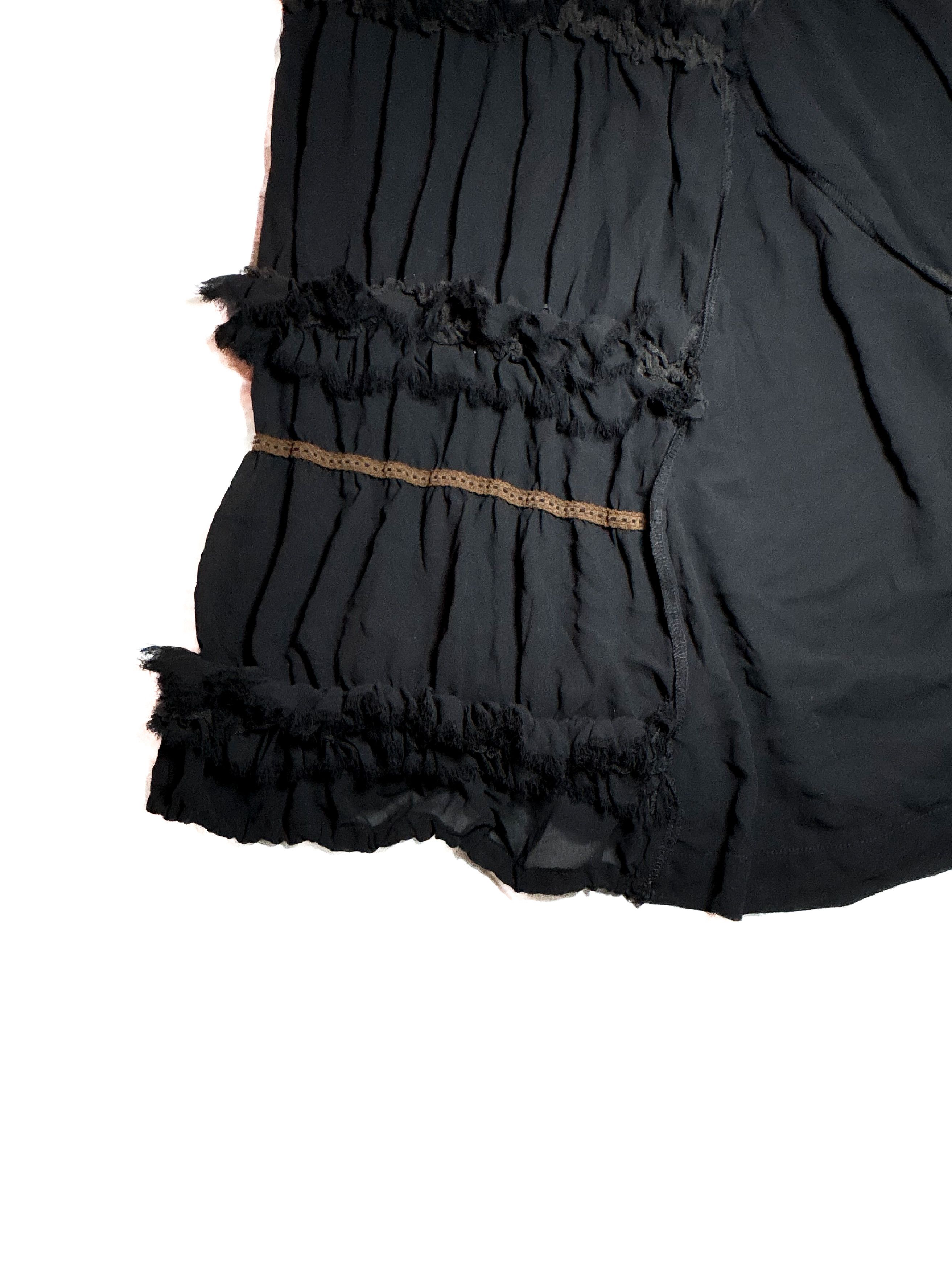Comme des Garcons Comme des Garcons S/S 2005 Runway Ruffled Midi Skirt Size 28" / US 6 / IT 42 - 4 Thumbnail