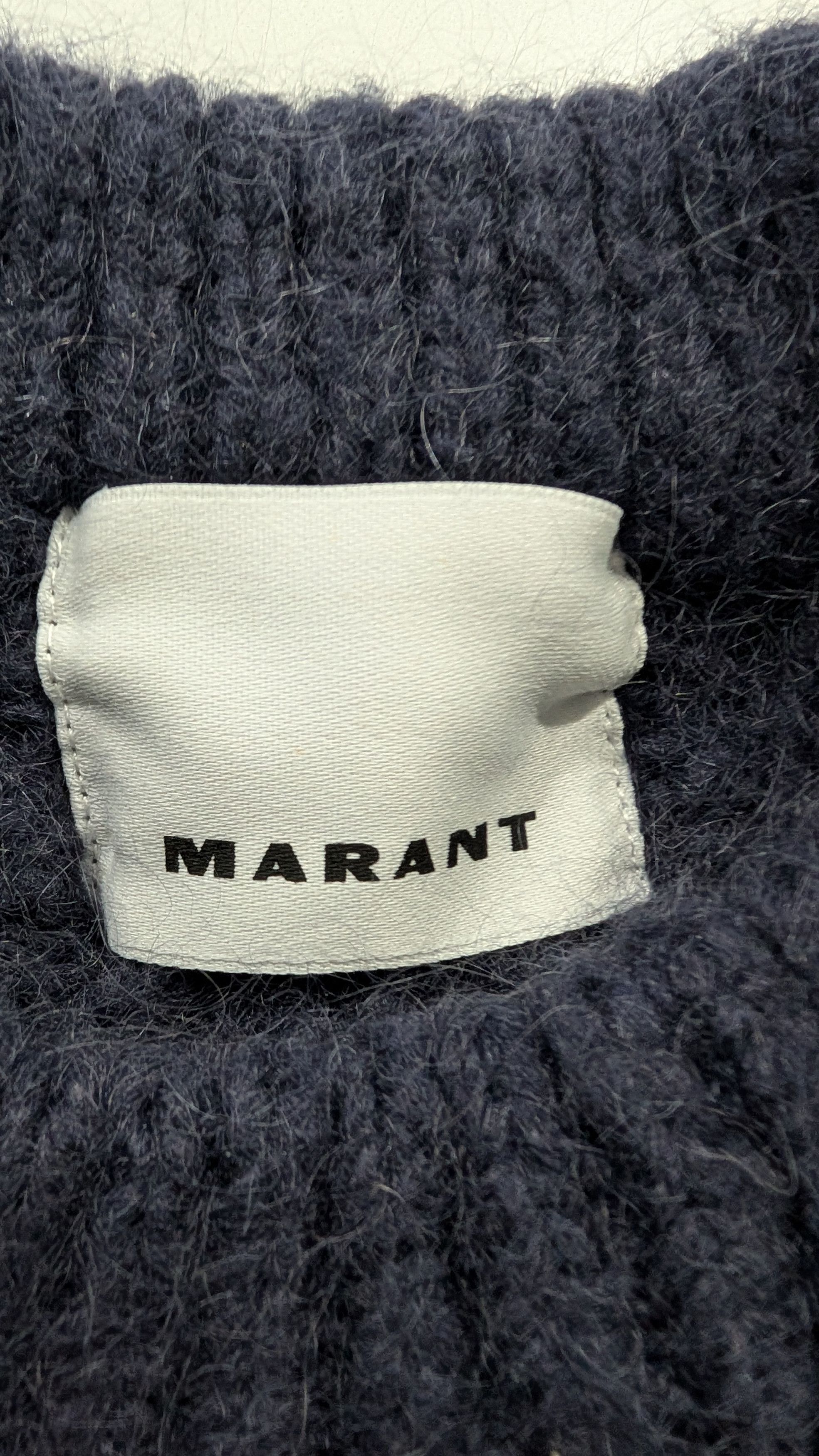Isabel Marant Isabel Marant Erik Sweater Mohair Midnight Blue Cable Knit Size US S / EU 44-46 / 1 - 11 Thumbnail