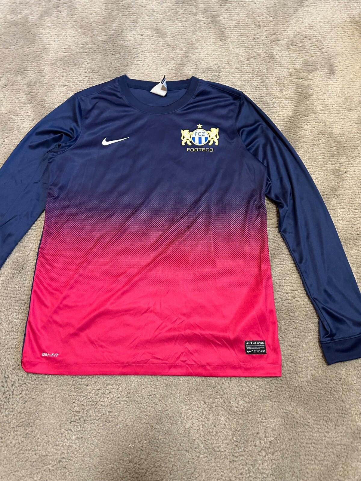 Nike Nike FC Zürich 2013/14 Football Soccer Training Shirt L/S XL Size US XS / EU 42 / 0 - 3 Thumbnail