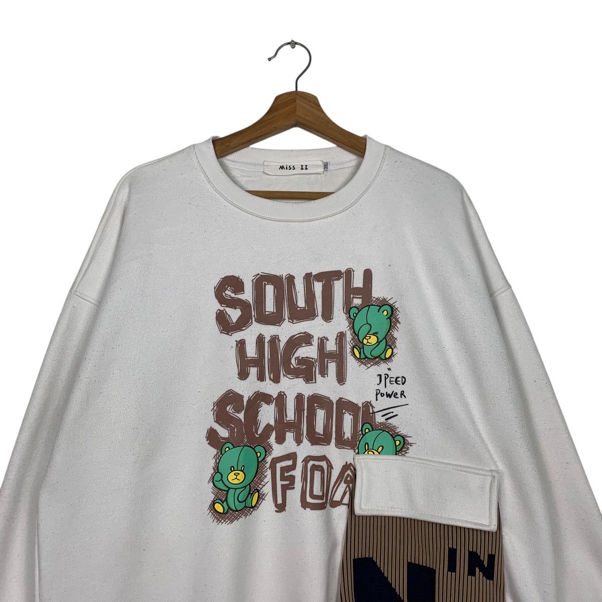 Japanese Brand South High School Crewneck Sweater Size 3XL / US 20-22 - 2 Thumbnail