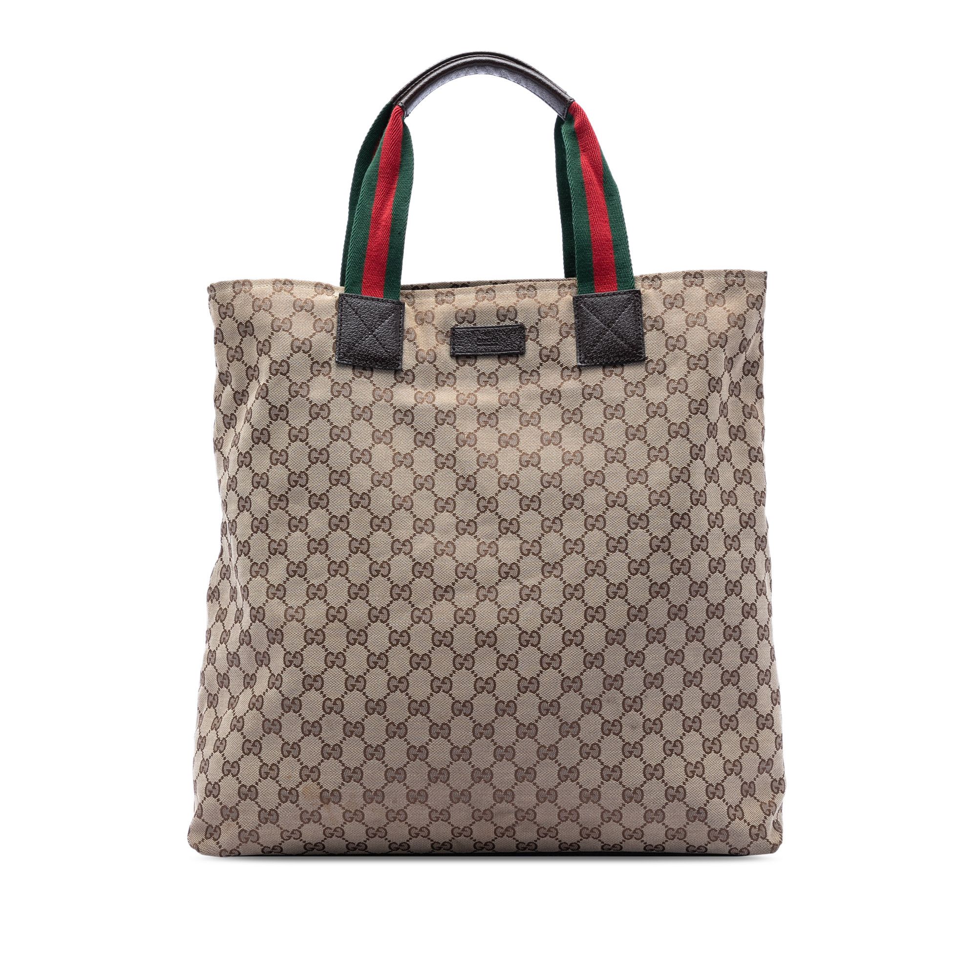 Gucci Gucci GG Canvas Web Vertical Tote Size ONE SIZE - 1 Thumbnail