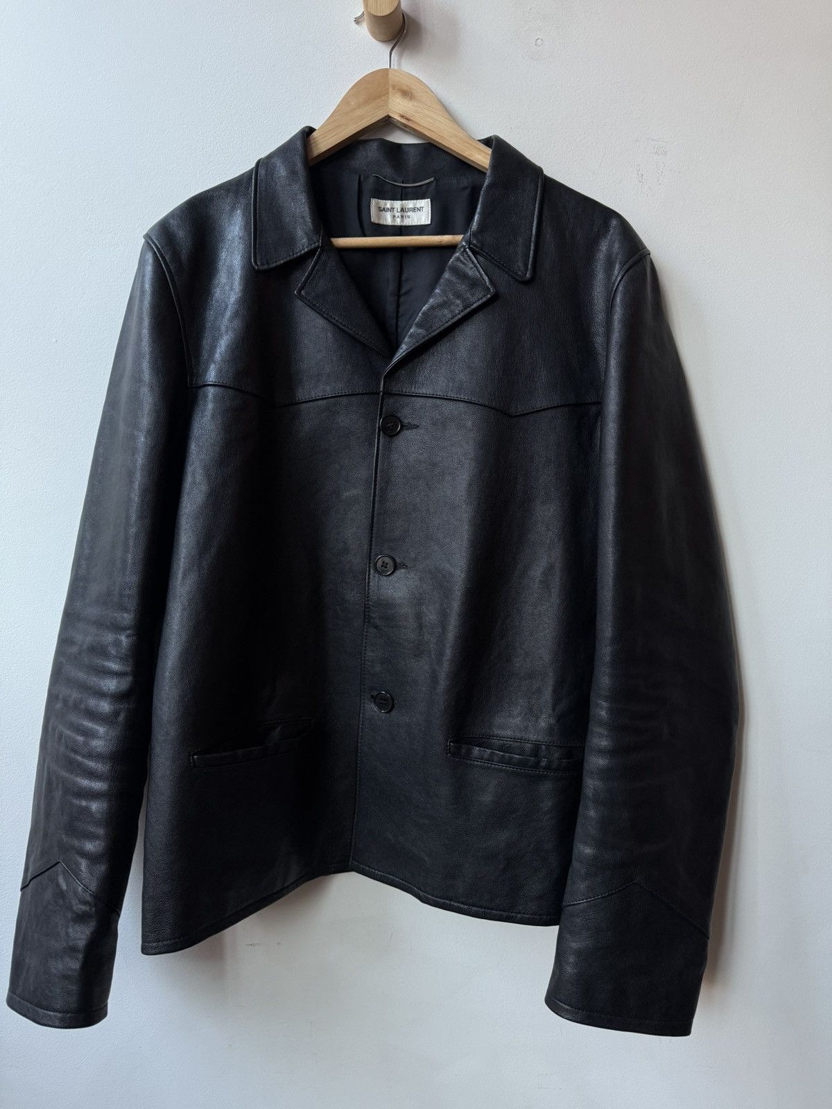 Saint Laurent Paris FW 14 SAINT LAURENT RUNWAY LEATHER L13 Size US L / EU 52-54 / 3 - 1 Thumbnail