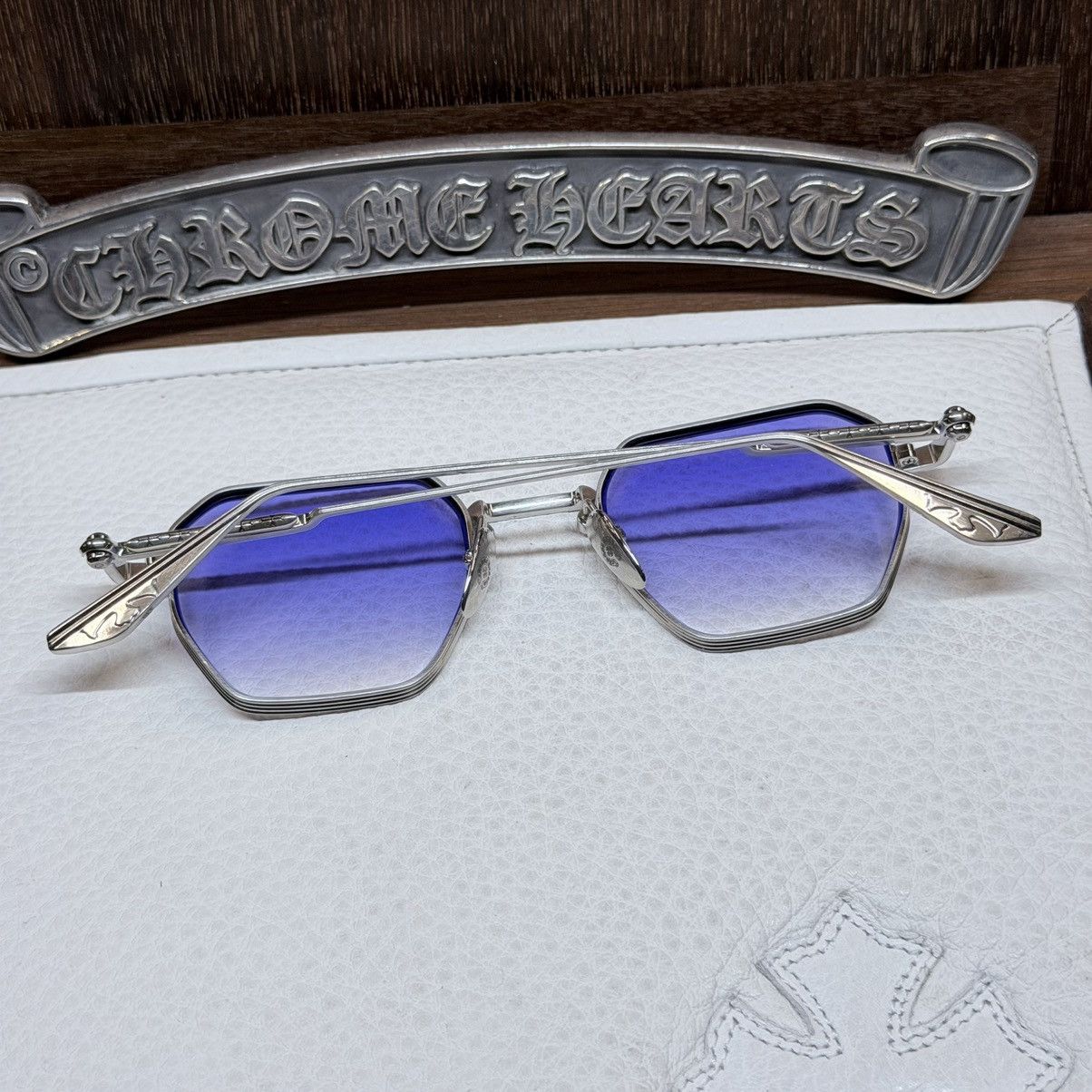 Chrome Hearts Chrome Hearts LUMP 1/1 ‘Lilac’ Sunglasses Size ONE SIZE - 2 Thumbnail