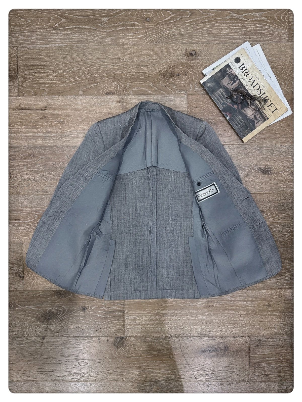 Christian Dior Monsieur Dior’s vintage Monsieur Prêt-à-Porter line tailored blazer Size 46S - 6 Thumbnail