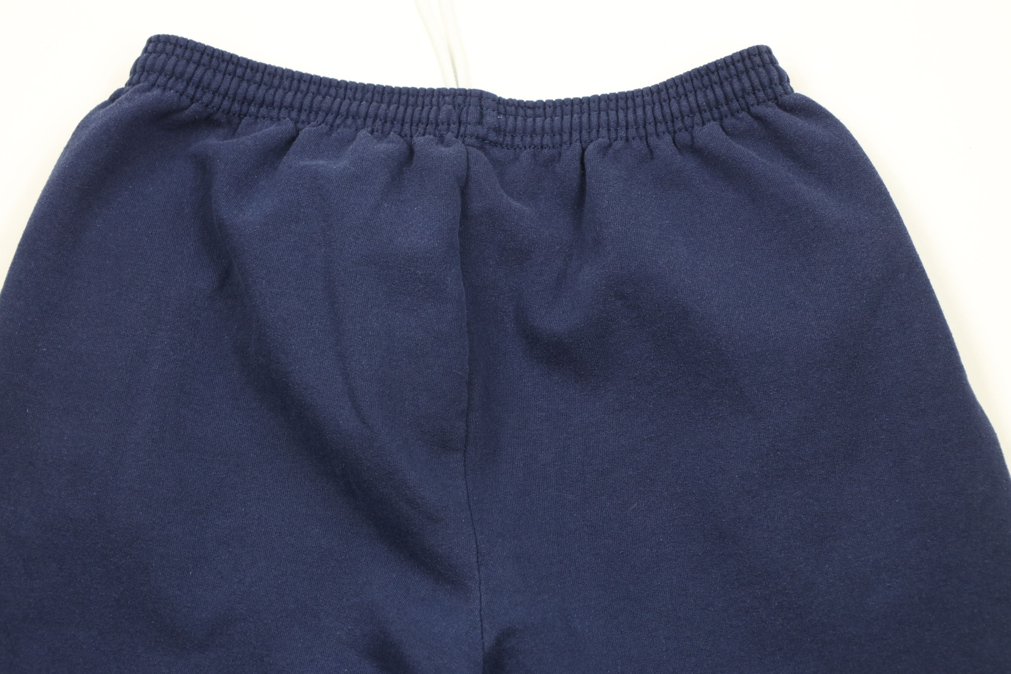 Vintage Vintage 90s Streetwear Blank Cuffed Sweatpants Joggers Blue Size US 34 / EU 50 - 10 Thumbnail