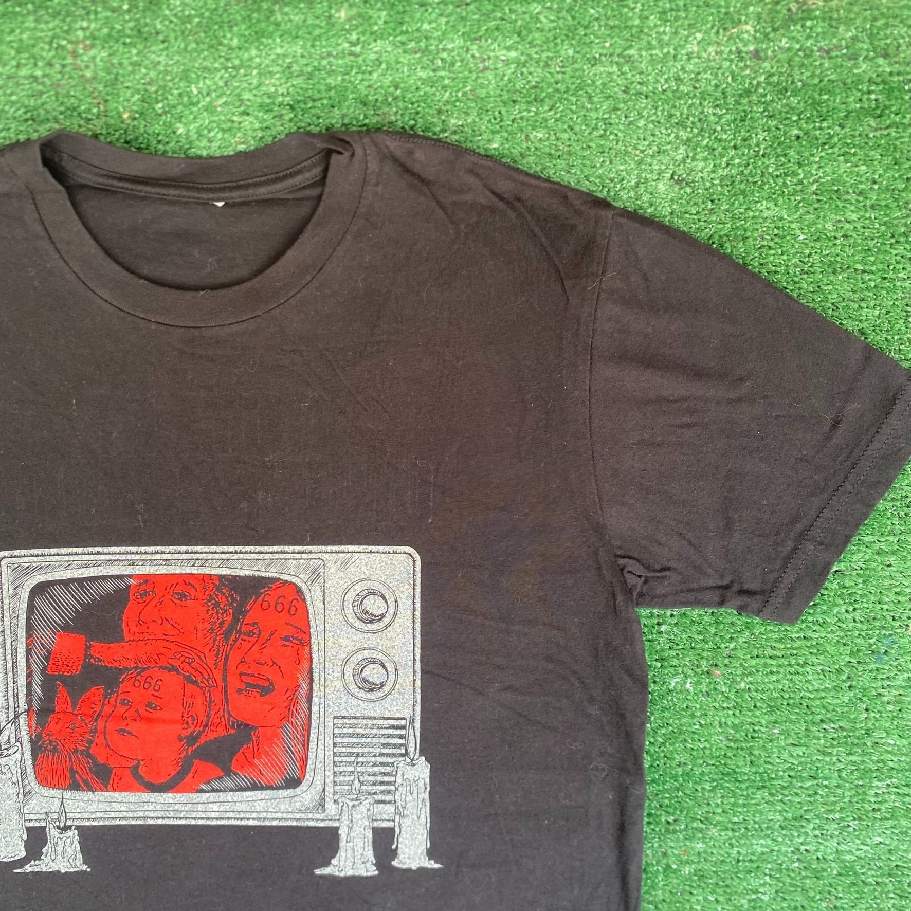 Vintage Vintage Y2K 666 Devil Shirt Demon Goth Punk Emo Satanic Tee Size US M / EU 48-50 / 2 - 2 Thumbnail