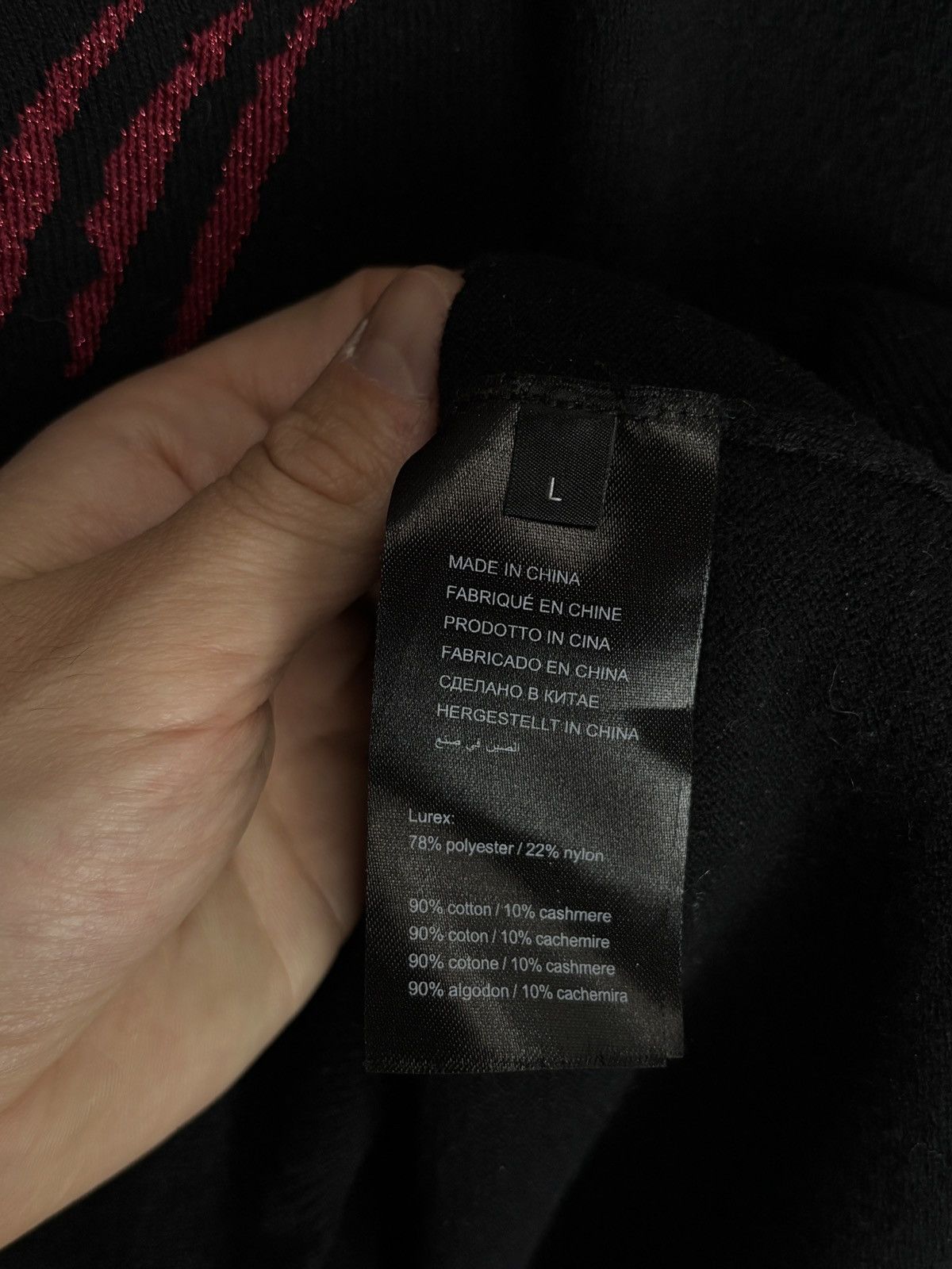 Karl Lagerfeld Karl Lagerfeld meow cotton & cashmere sweater sweatshirt Size L / US 10 / IT 46 - 7 Thumbnail