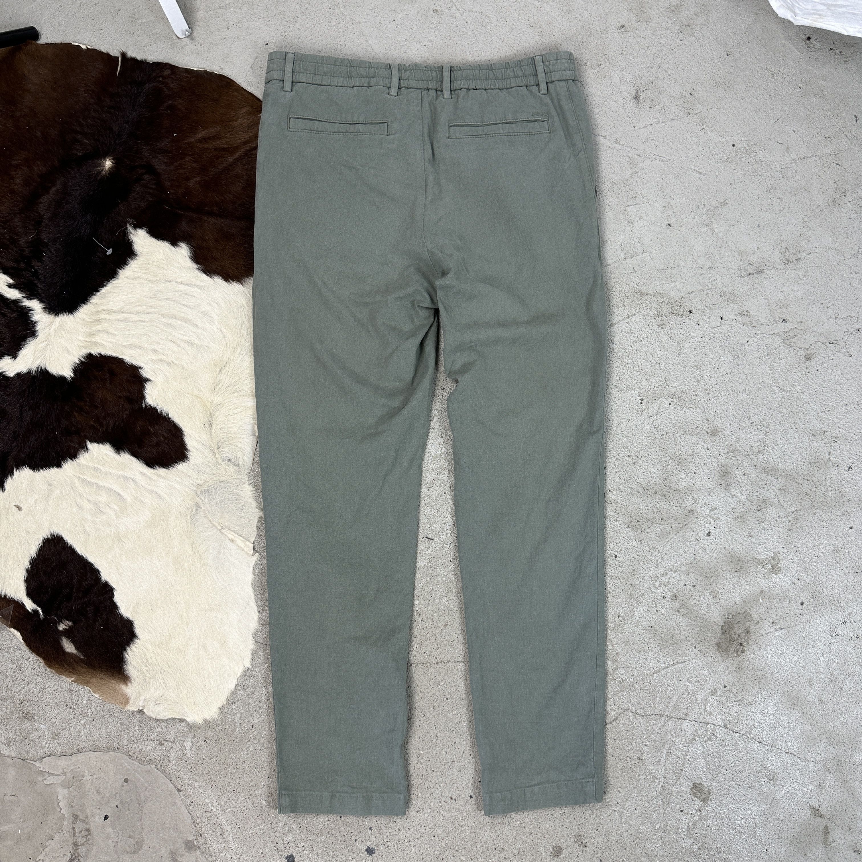 Hugo Boss × Vintage Vintage Y2K Casual Preppy Old Money Linen Hugo Boss Pants Size US 34 / EU 50 - 6 Thumbnail