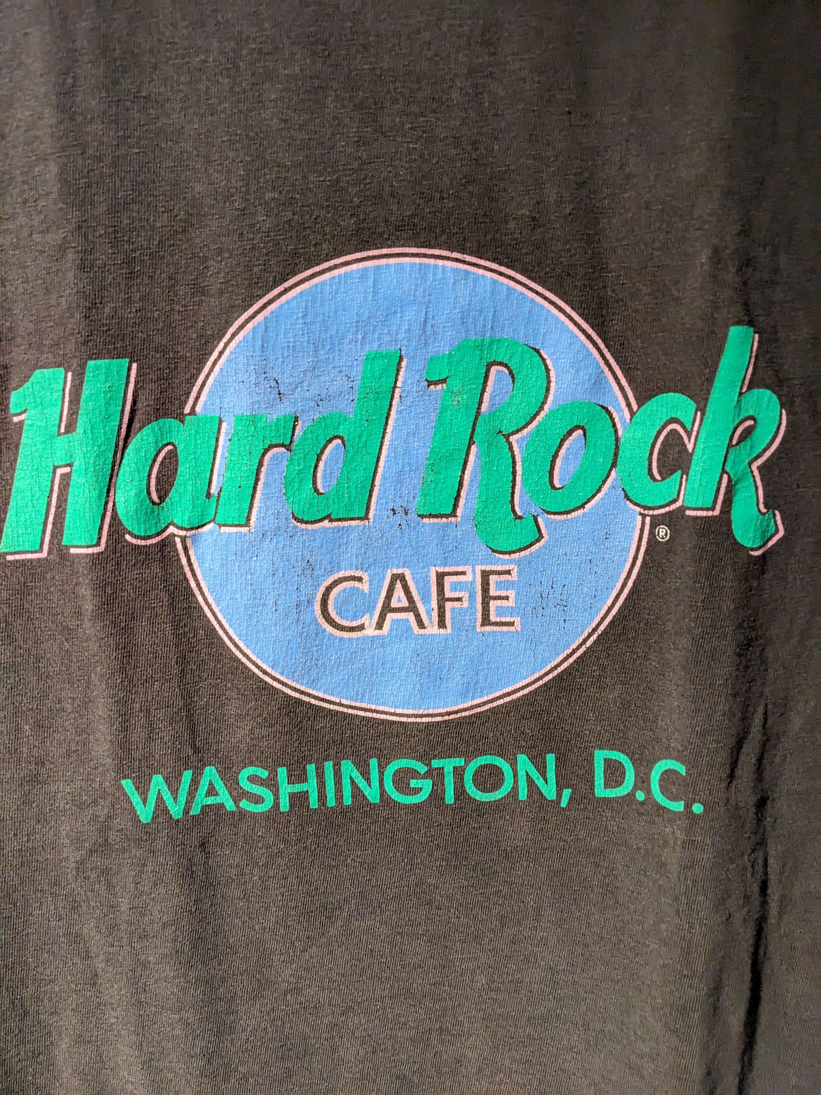 Hard Rock Cafe × Vintage Vintage 90s Hard Rock Cafe Washington DC Logo Large T-Shirt Size US L / EU 52-54 / 3 - 2 Thumbnail