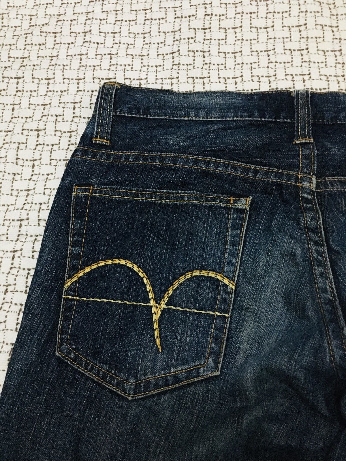 Edwin Edwin X Gold Rush Distressed Jeans (Y01) Size US 35 - 3 Thumbnail