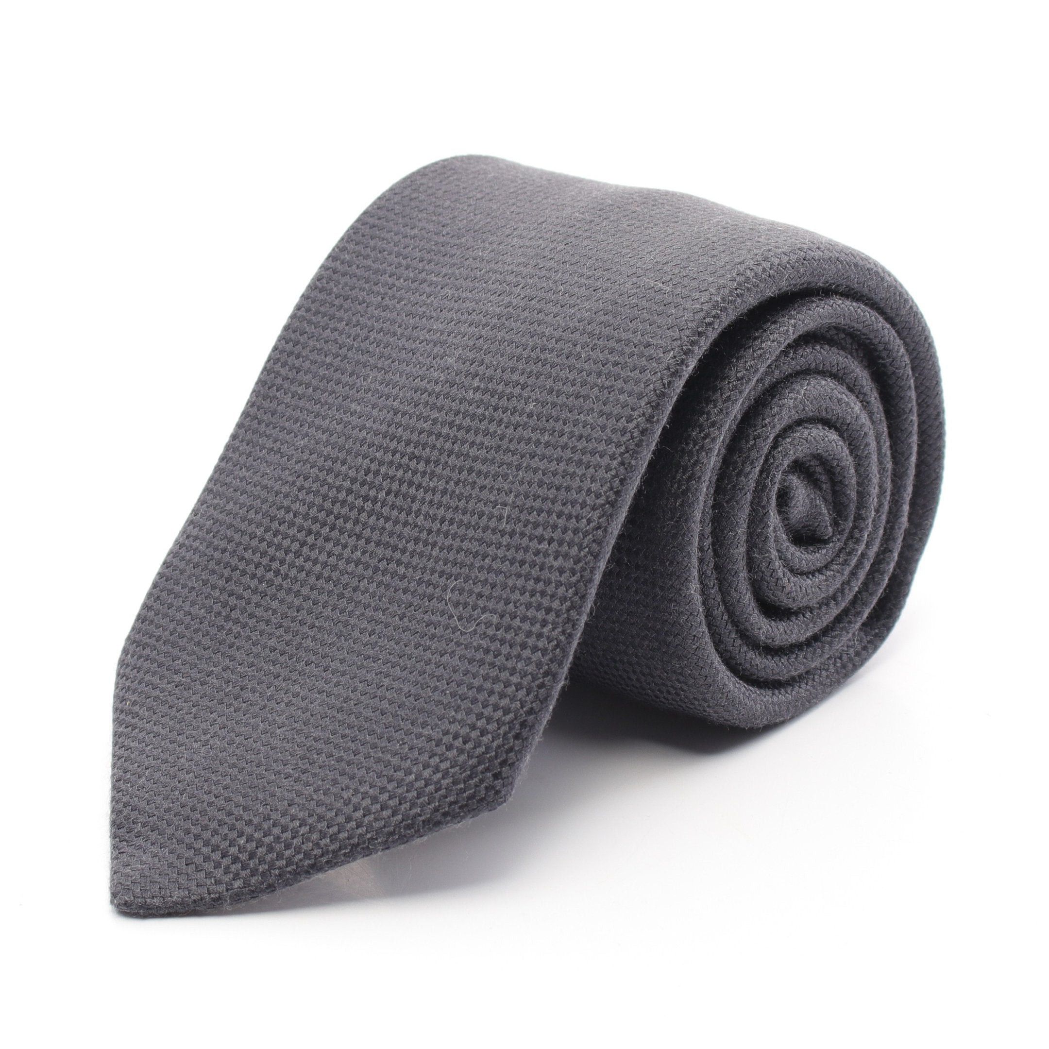 Hermes Hermes Tie Silk Dark Navy Size ONE SIZE - 1 Thumbnail