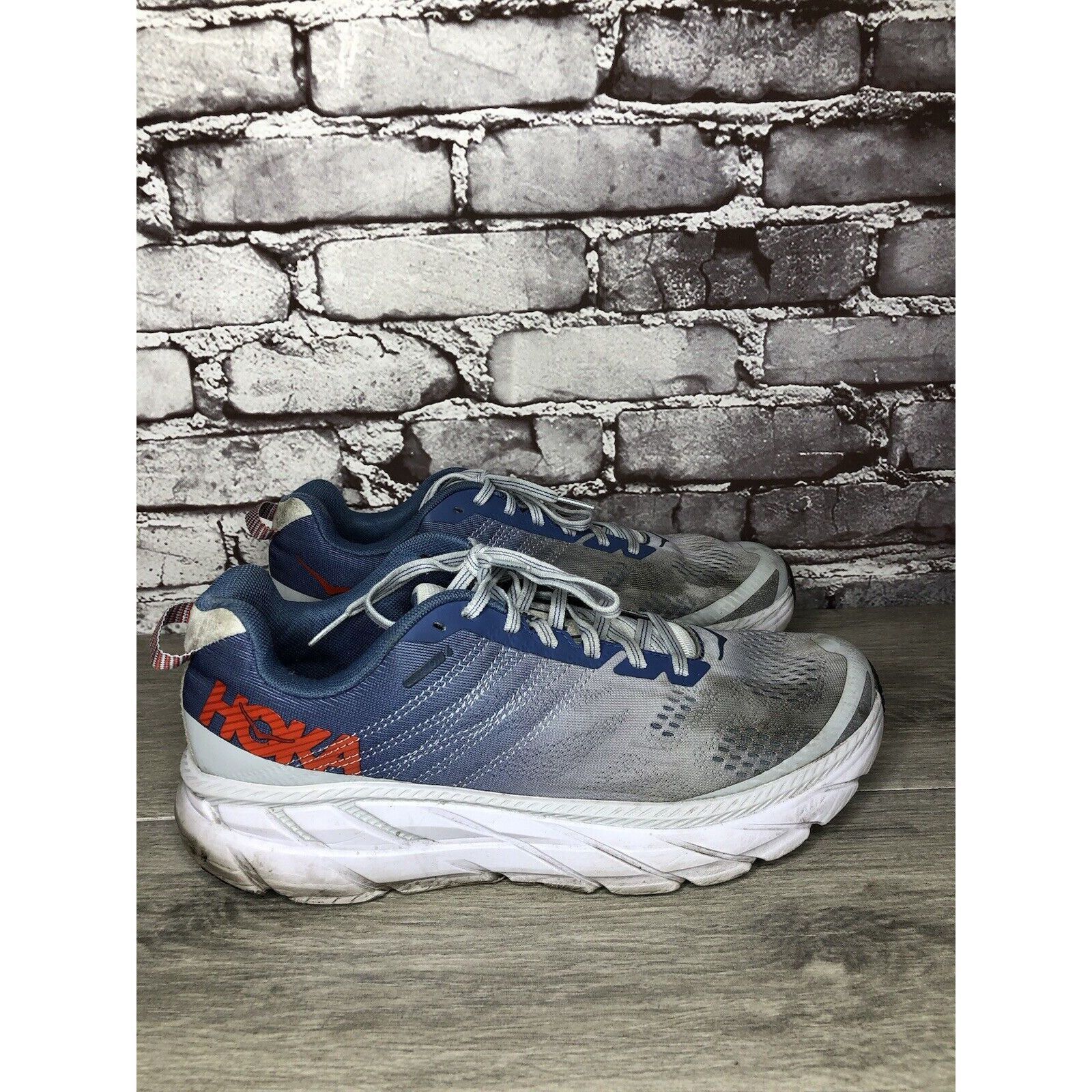 Hoka Hoka One One Clifton 6 Plein Air Moonlight Blue Synthetic Ru Size US 11 / IT 41 - 10 Thumbnail