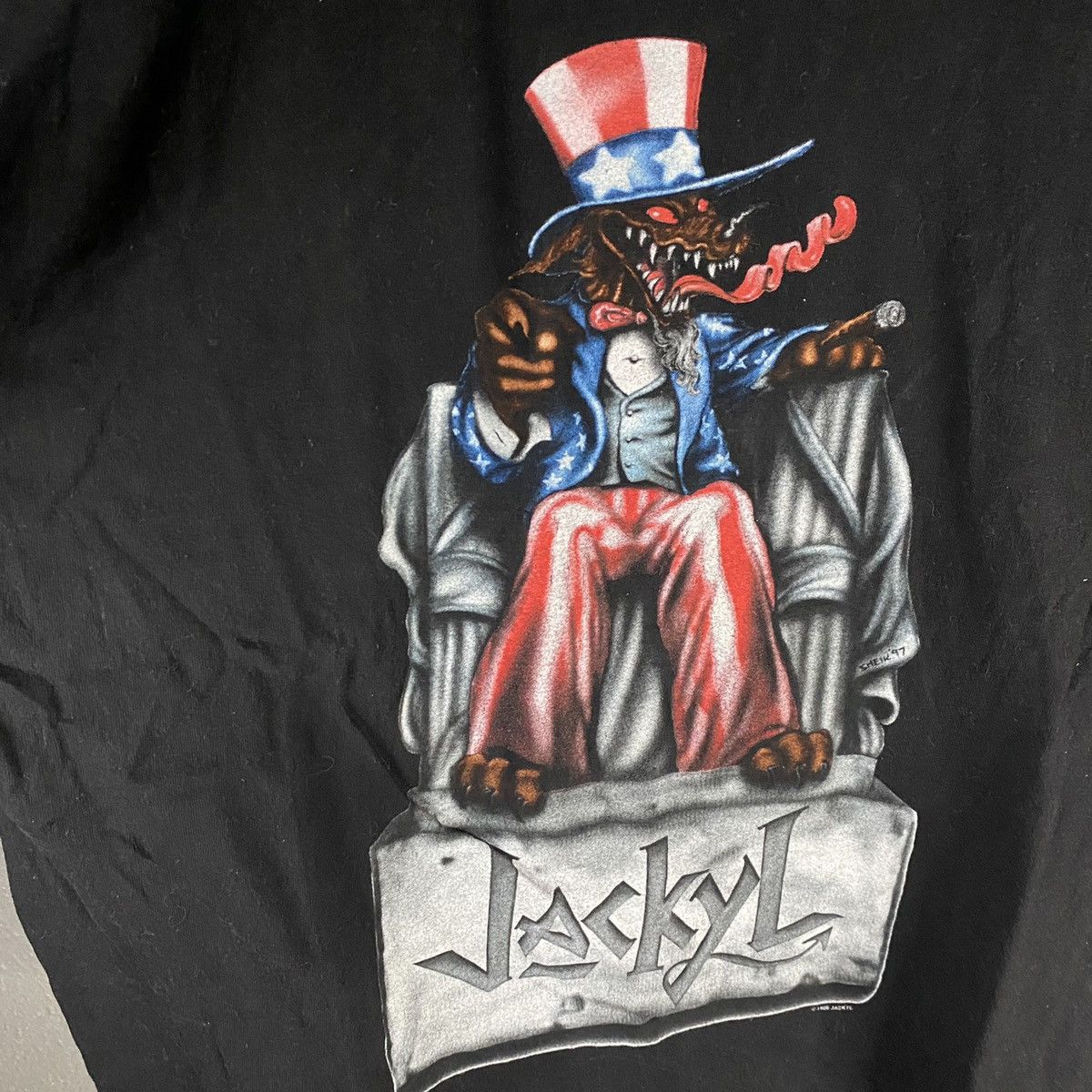 Band Tees × Vintage 1990s Jackyl USA Tour band tee Size US XL / EU 56 / 4 - 2 Thumbnail