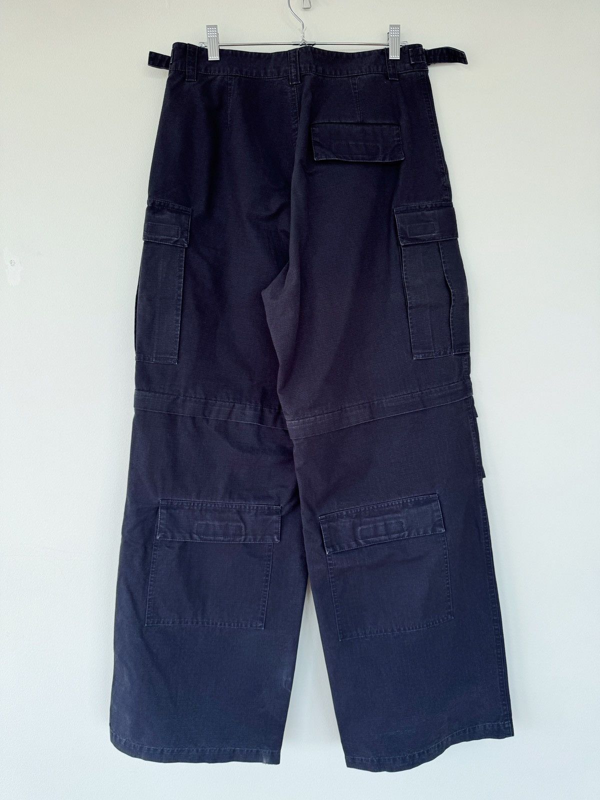 Balenciaga Spring 21 Ripstop Large Cargo Pants Size US 28 / EU 44 - 2 Thumbnail