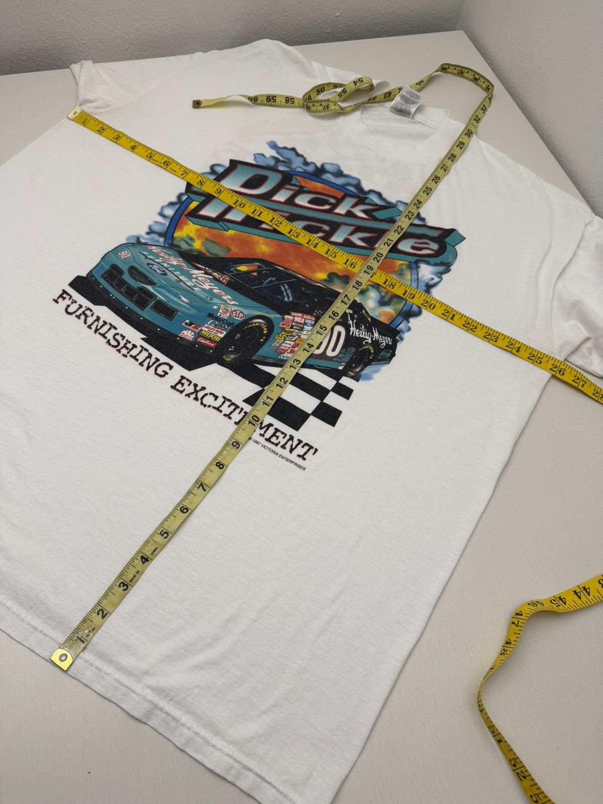 NASCAR Vintage 90s Dick Trickle Fan Club 1997 Racing Tee XXL NASCAR Size US XXL / EU 58 / 5 - 9 Thumbnail