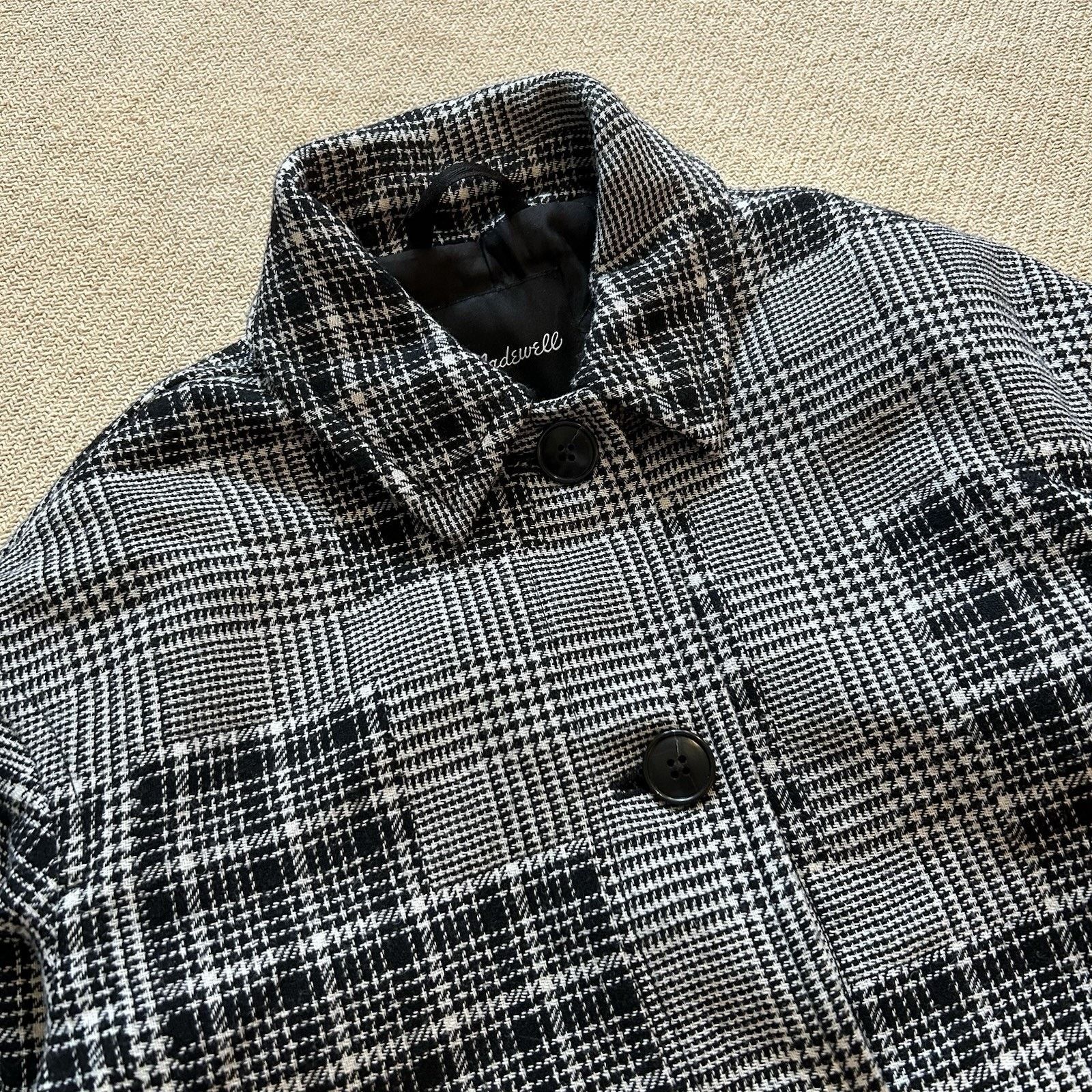 Madewell Madewell Quilt Lined Patchwork Wool Cashmere Shirt Jacket XS Size XS / US 0-2 / IT 36-38 - 2 Thumbnail