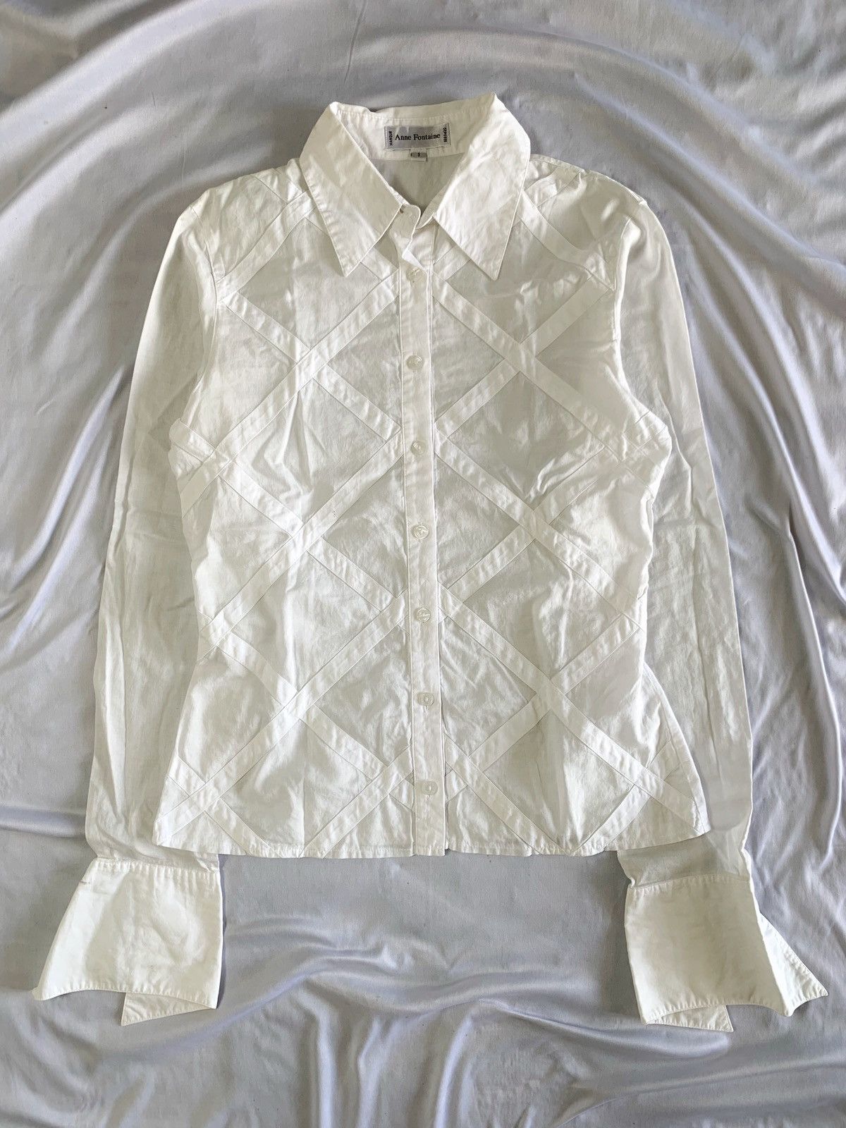 ANNE FONTAINE Japan brand Anne fortaine button up shirt Size S / US 4 / IT 40 - 4 Thumbnail