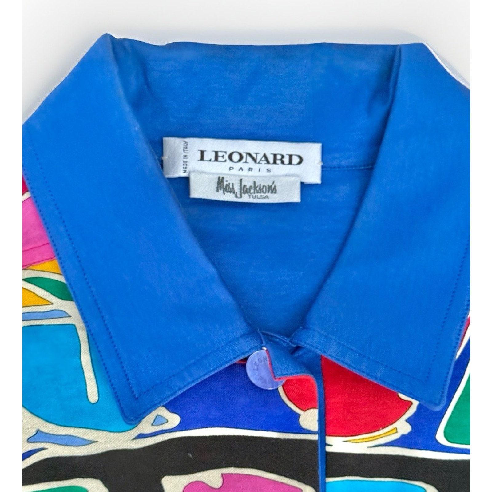 Leonard Paris Vintage LEONARD PARIS 70's 80's Cocktails Dinner DRESS M/L Size L / US 10 / IT 46 - 3 Thumbnail