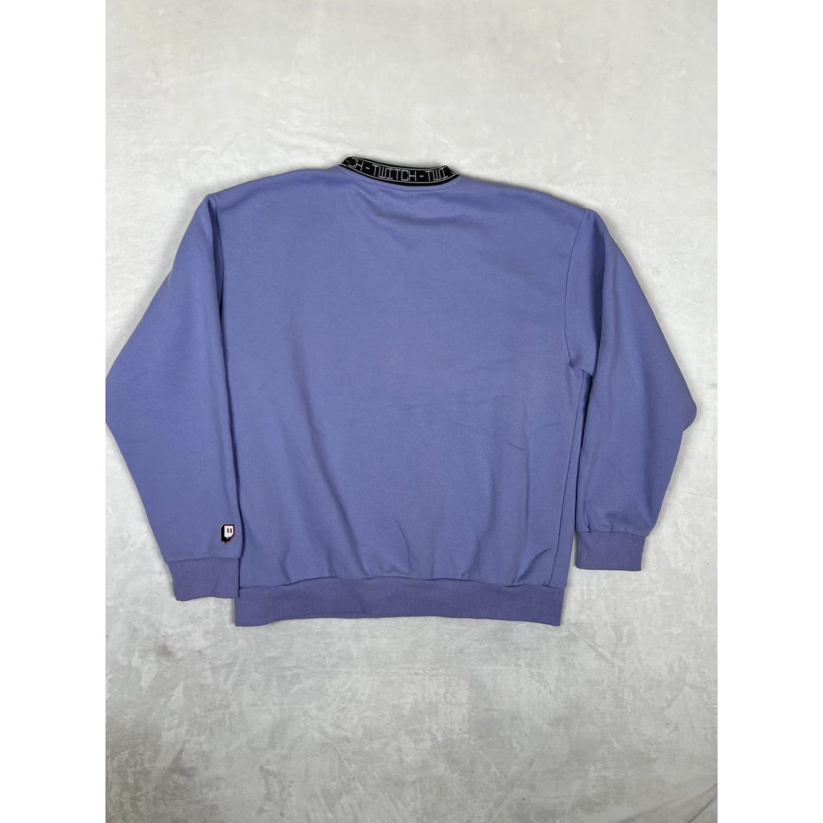 Logo 7 Twitch Sweatshirt Mens XL Purple Fleece Crewneck Pullover Graphic Logo Badges Size US XL / EU 56 / 4 - 6 Thumbnail