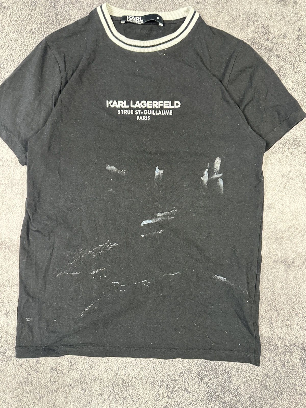 Karl Lagerfeld Karl Lagerfeld Logo T-shirt Rare Luxury Streetwear USA S Size US S / EU 44-46 / 1 - 2 Thumbnail