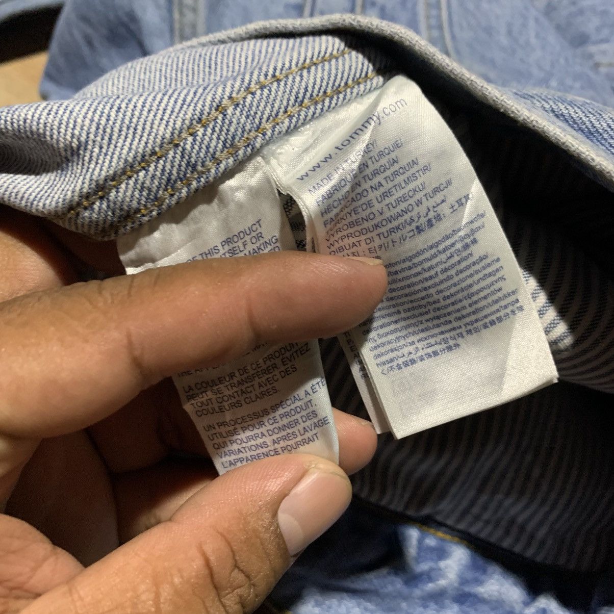 Tommy Jeans TOMMY Jeans 90s Capsule Denim Jacket With Back Sailing Logo Size US S / EU 44-46 / 1 - 7 Thumbnail